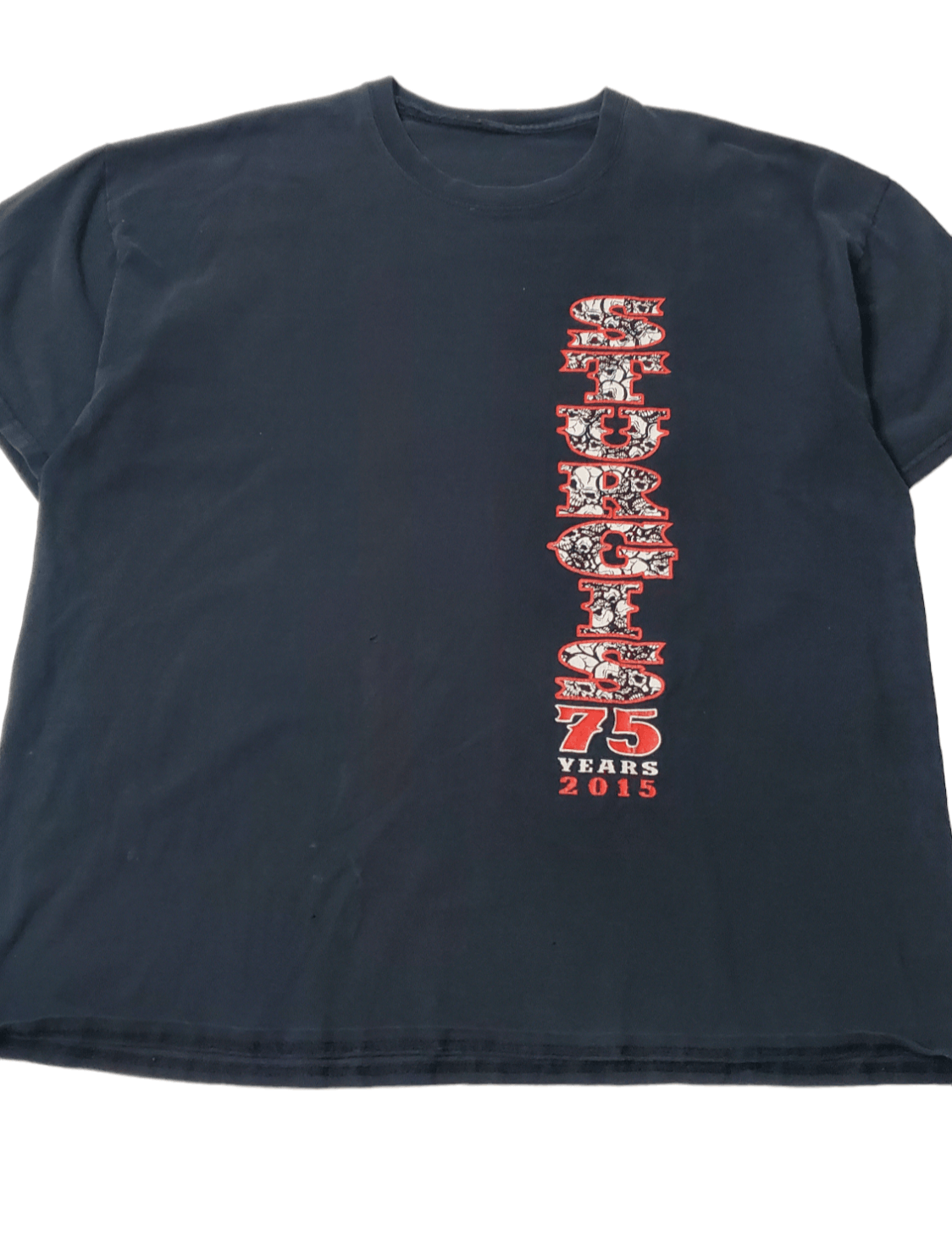 Vintage 2015 Sturgis 75th Rally Skull Pile T-Shirt Size US L / EU 52-54 / 3 - 4 Thumbnail