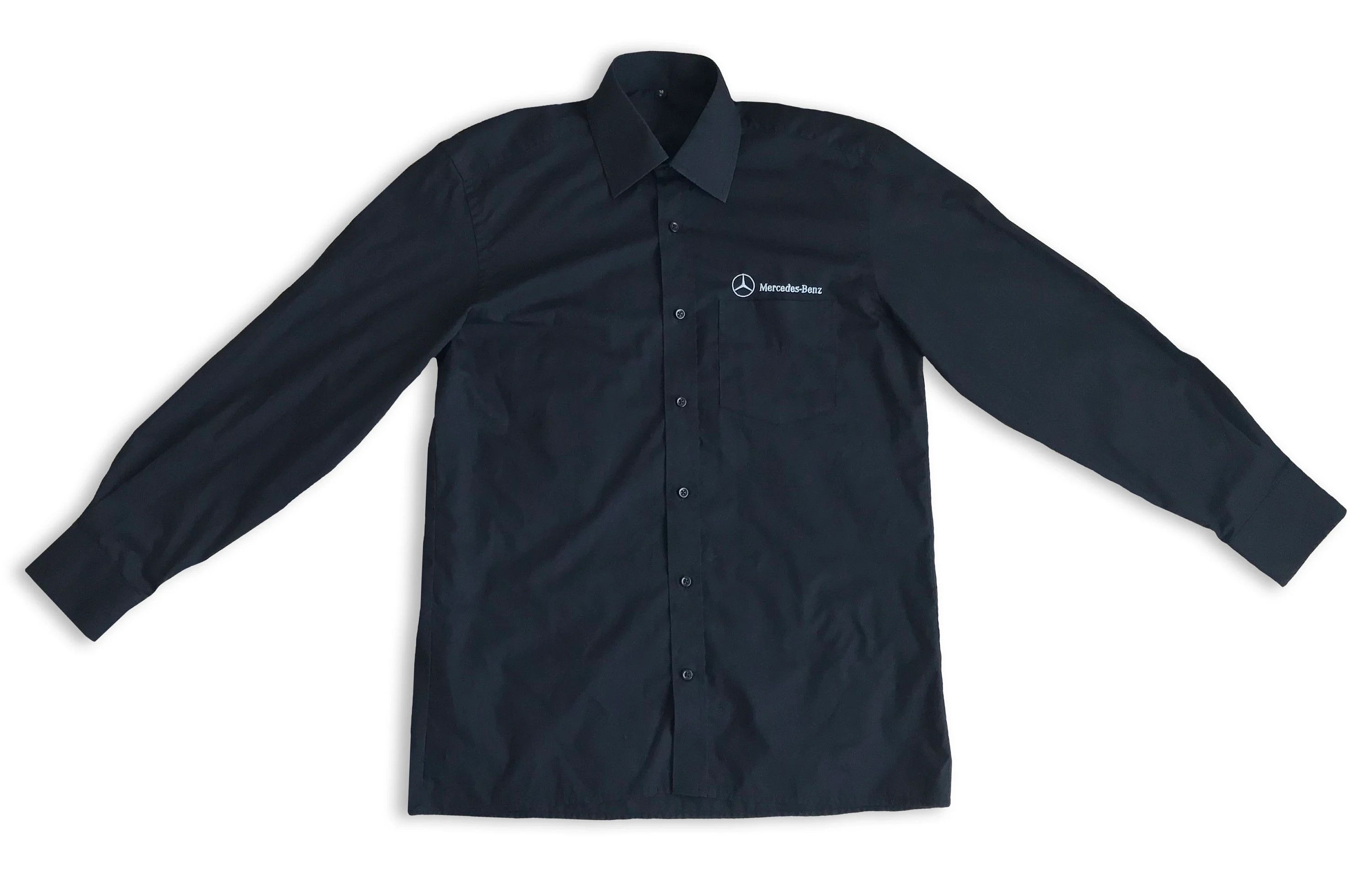 Mercedes-Benz Y2K MERCEDEZ BENZ Button Up Shirt Long Sleeve Official Cars Size US M / EU 48-50 / 2 - 4 Thumbnail