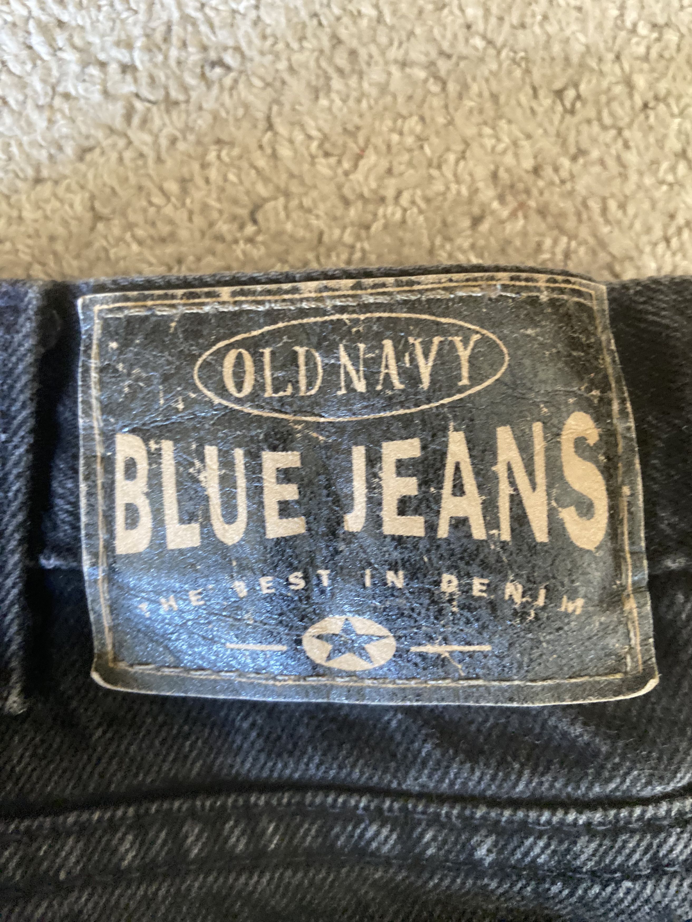 Old Navy Vintage Old Navy black jeans Size US 35 - 4 Thumbnail