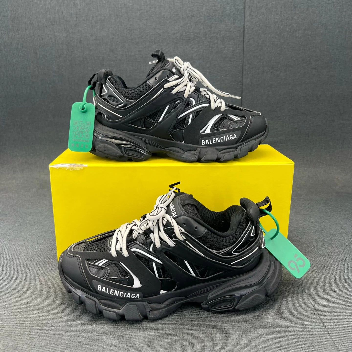 Balenciaga Track Black White Size 35 Original Box