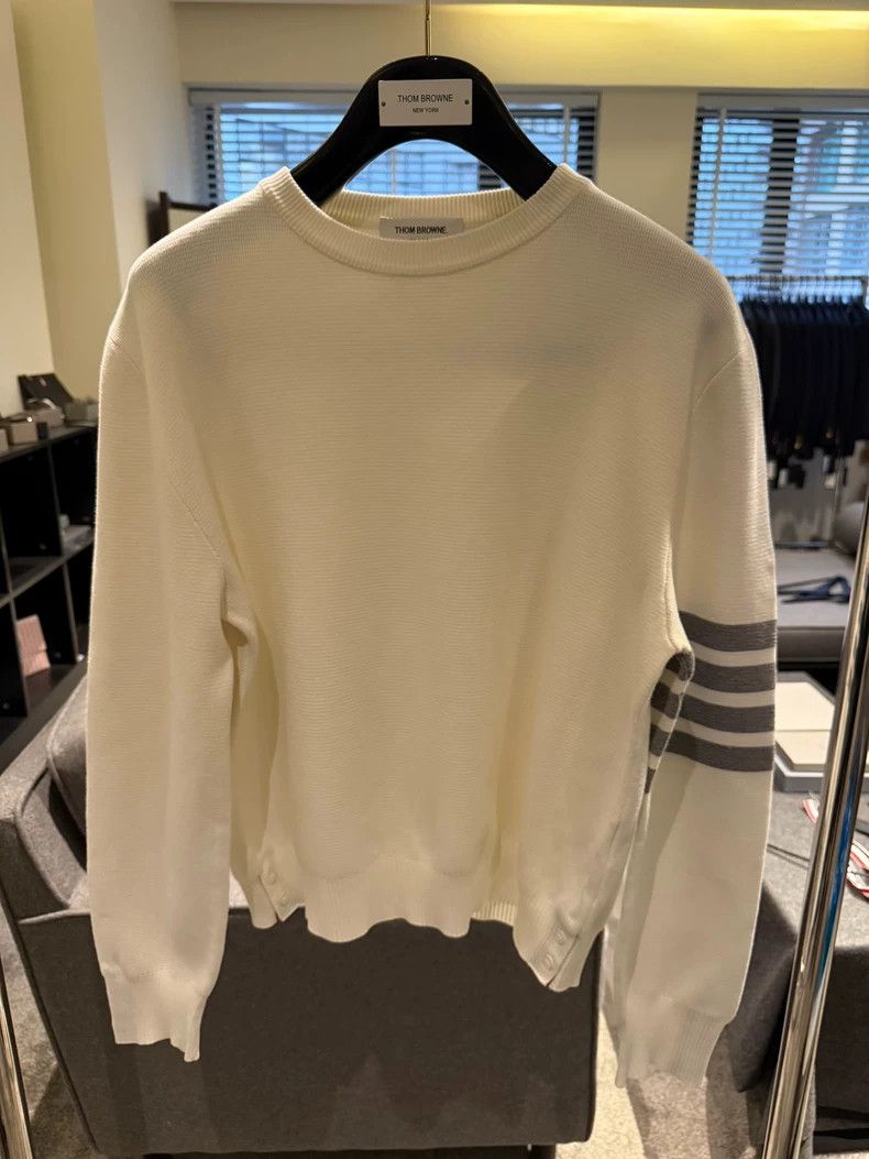 Thom Browne Thom Browne White Sport Sweatshirt-dmc Size US M / EU 48-50 / 2 - 1 Thumbnail