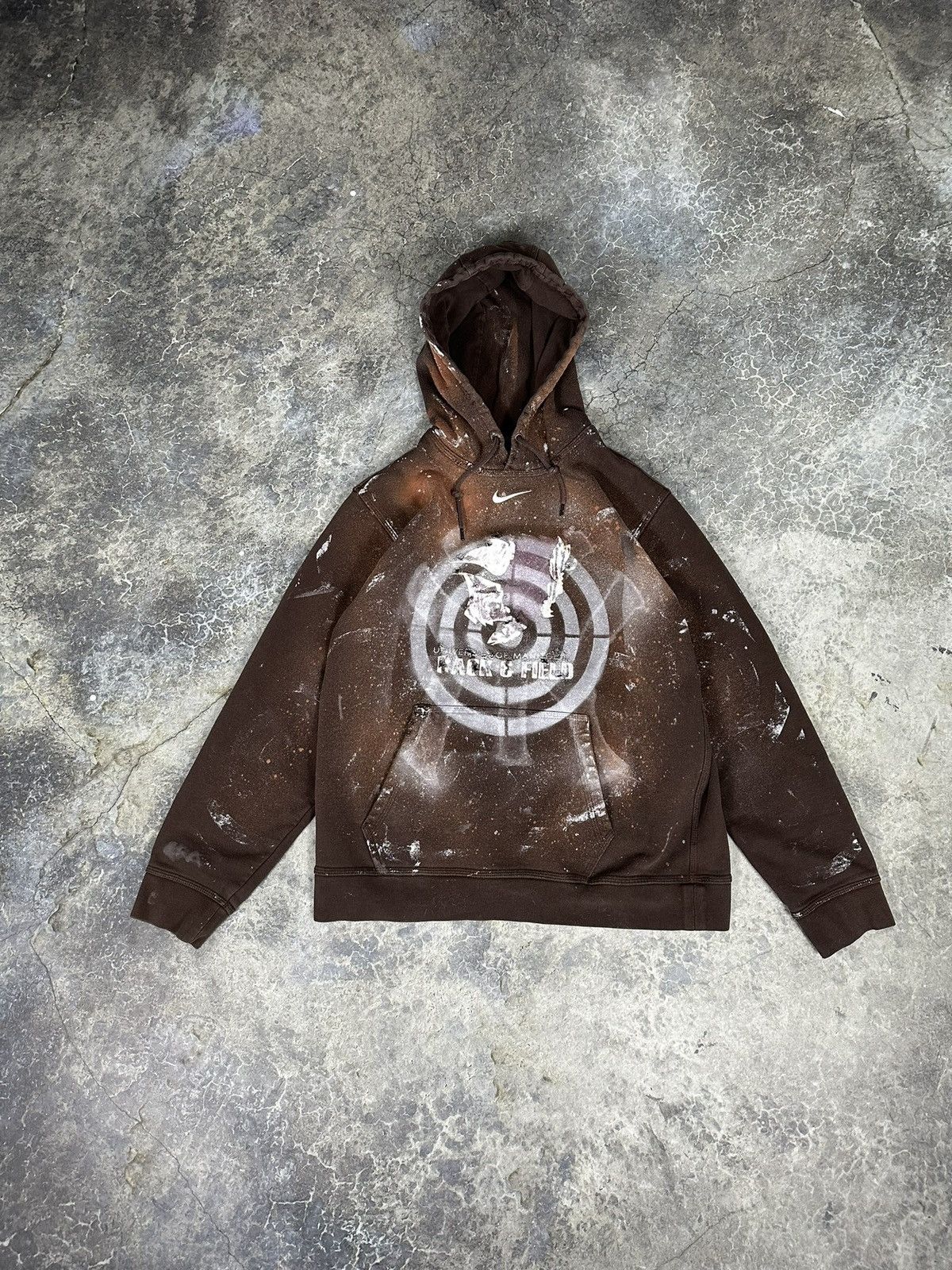 Vintage distressed high quality Mocha Brown Nike Sweatshirt