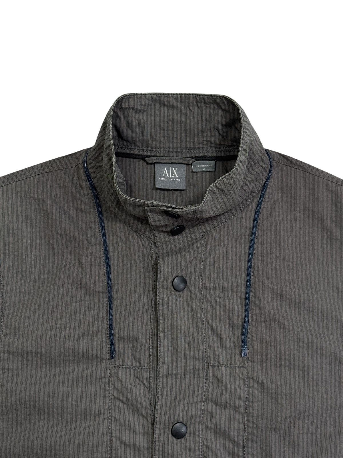 Armani 2000S ARMANI EXCHANGE HOODED BUTTON UP JACKET Size US M / EU 48-50 / 2 - 7 Thumbnail