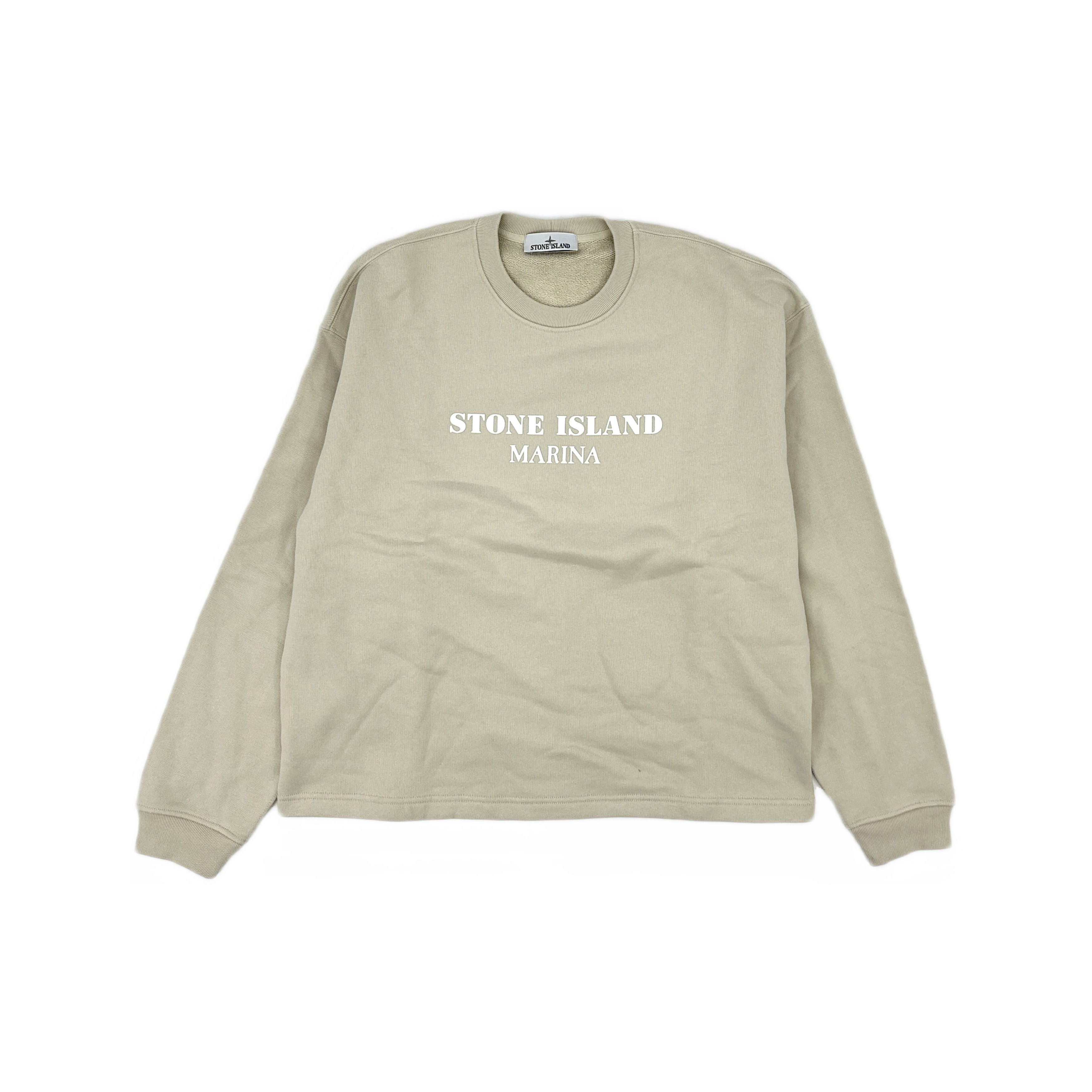 Stone Island Stone Island Marina Logo Crewneck Sweatshirt Size L Size US L / EU 52-54 / 3 - 1 Thumbnail