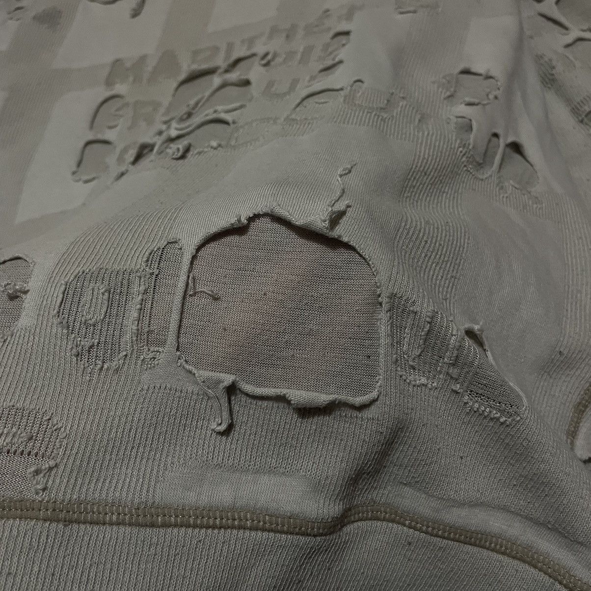 Marithe + Francois Girbaud Vintage Marithe Francois girbaud distressed mesh hoodie Size US XL / EU 56 / 4 - 11 Thumbnail
