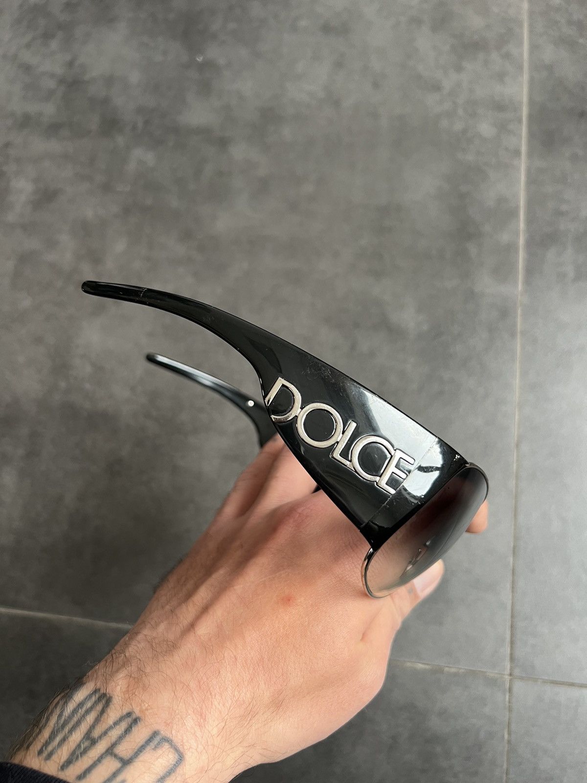 Vintage Dolce Gabbana Masked shield sunglasses