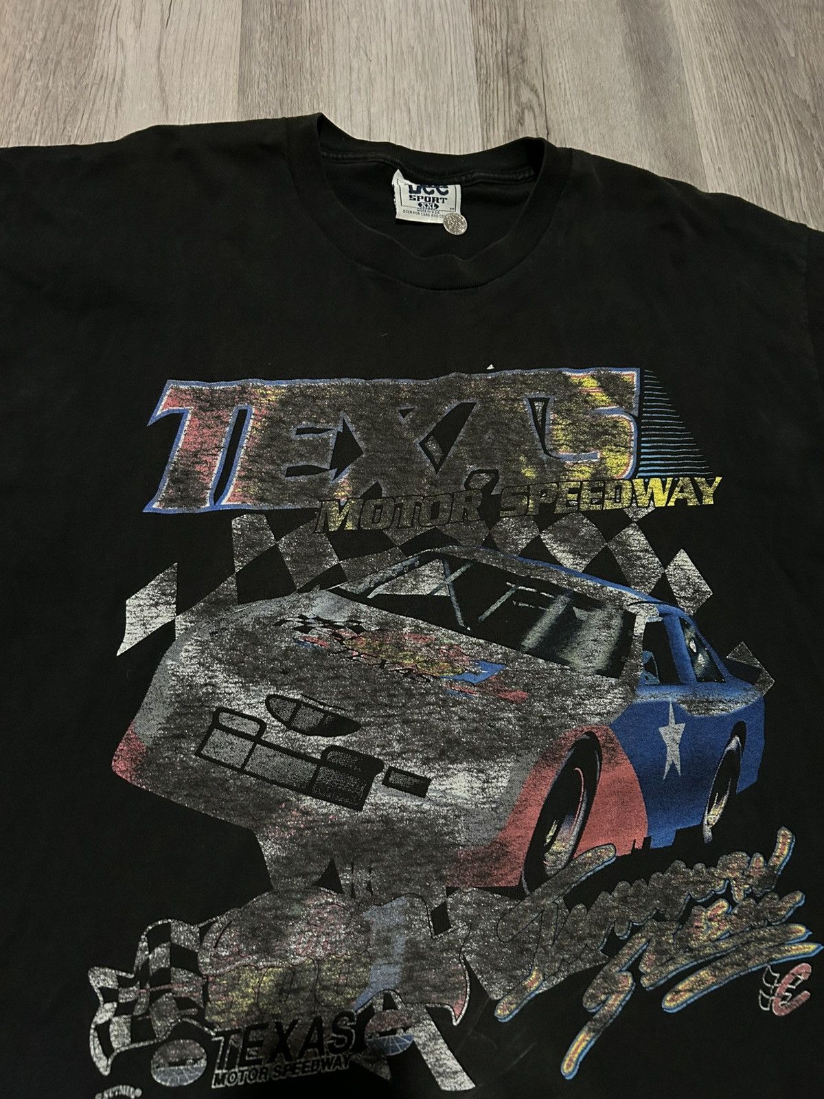 Vintage VINTAGE TEXAS RACE CAR TEE SIZE XXL Size US XXL / EU 58 / 5 - 2 Thumbnail