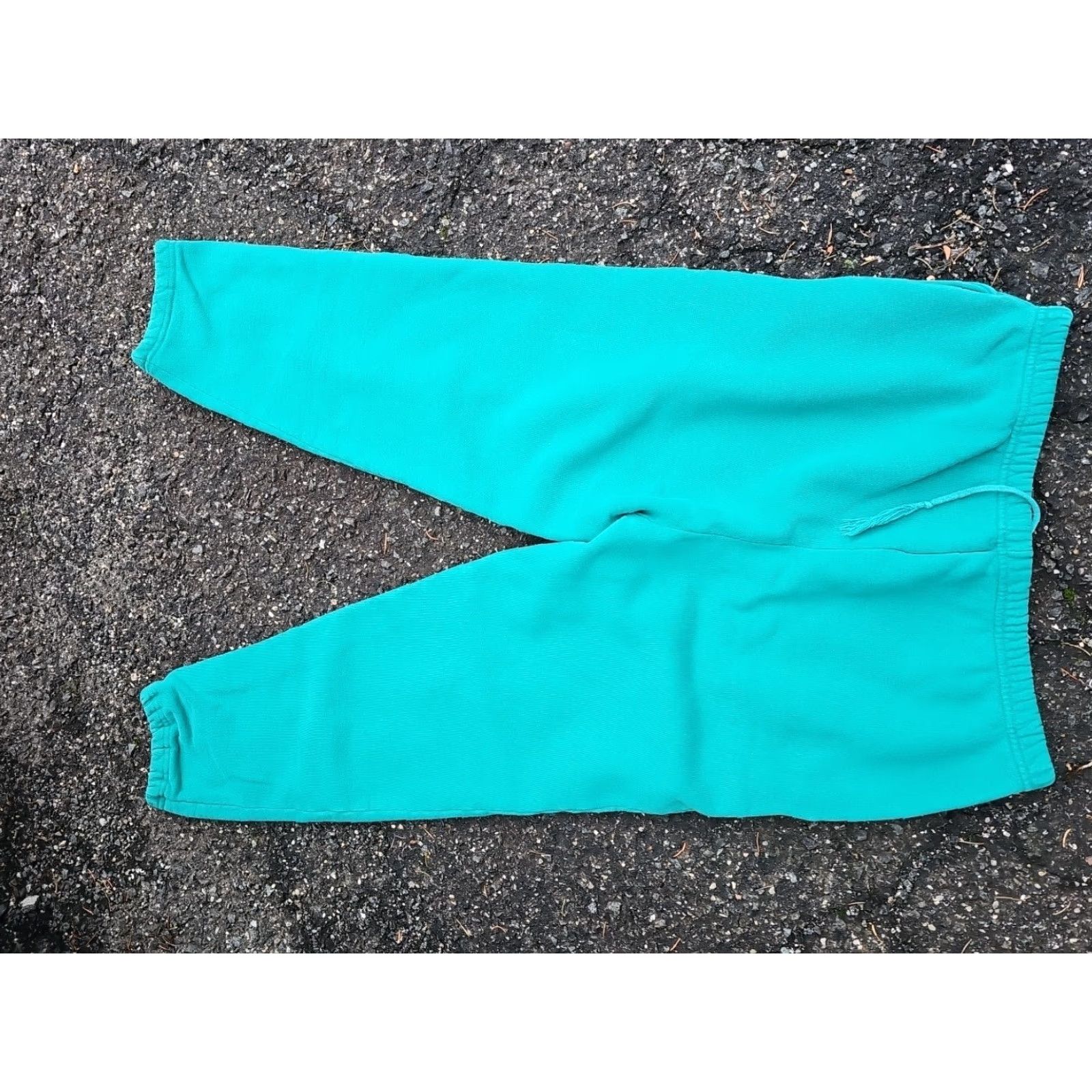 Champion VINTAGE Champion Reverse Weave Sweatpants Men’s L Green USA Reversible Distressed 33x27 Size US 33 - 2 Thumbnail