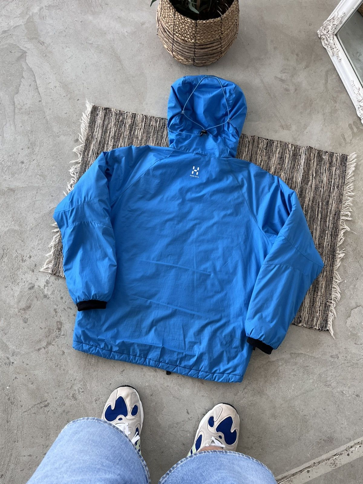 Haglofs Vintage Haglöfs Lightweight Down Jacket Blue outdoor Y2K Size US L / EU 52-54 / 3 - 2 Thumbnail