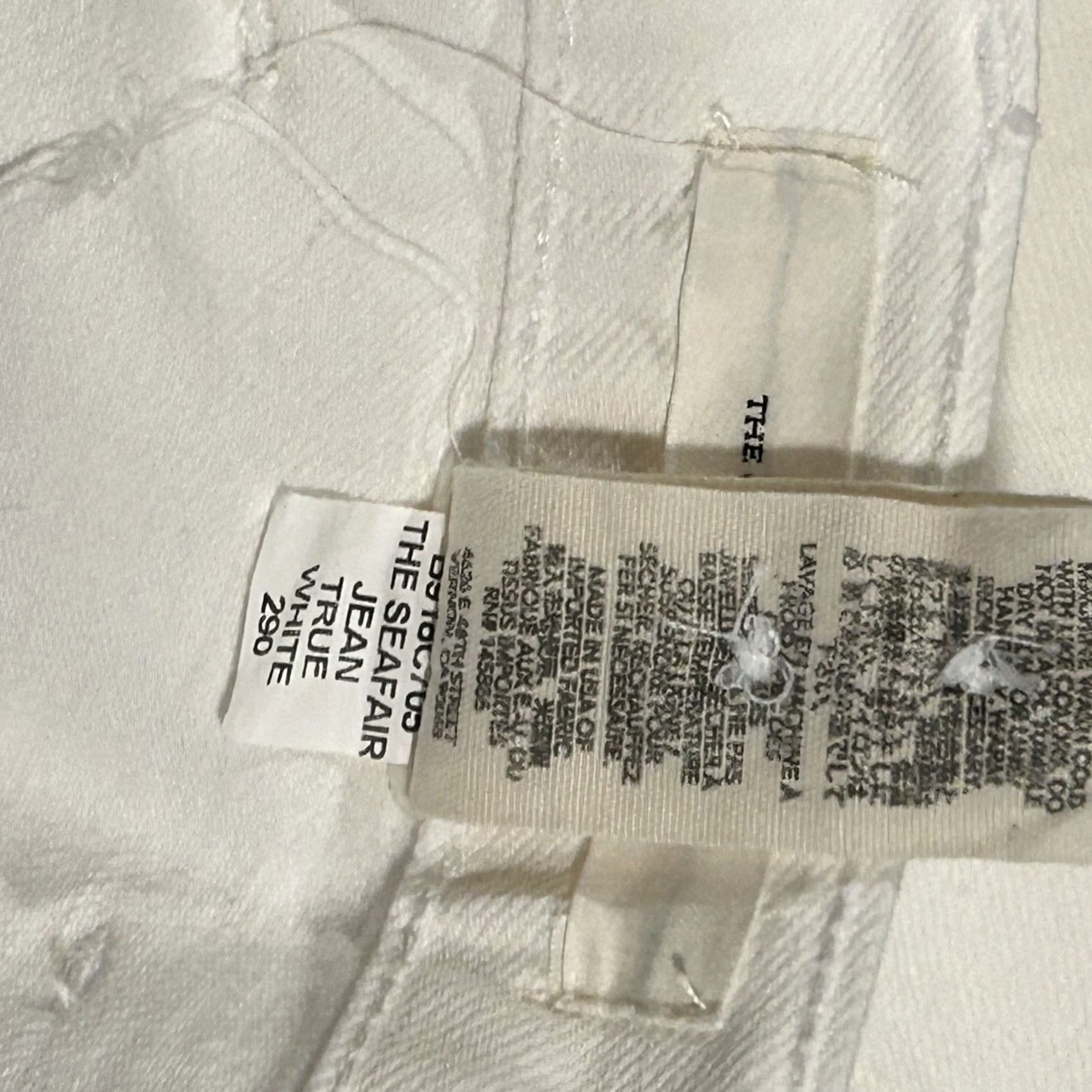 THE GREAT The Great The Seafair Jean True White Women's 26 Pants Size 26" / US 2 / IT 38 - 7 Thumbnail