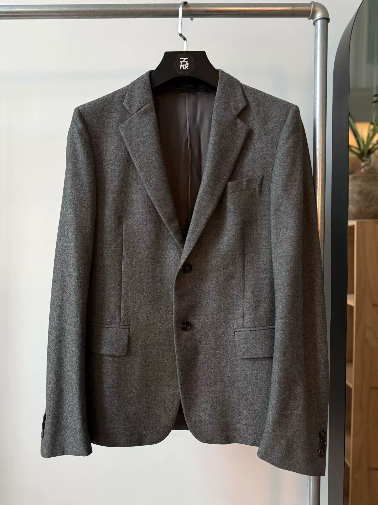 Miu Miu Miu Miu Gray Wool Blazer Size US M / EU 48-50 / 2 - 1 Thumbnail