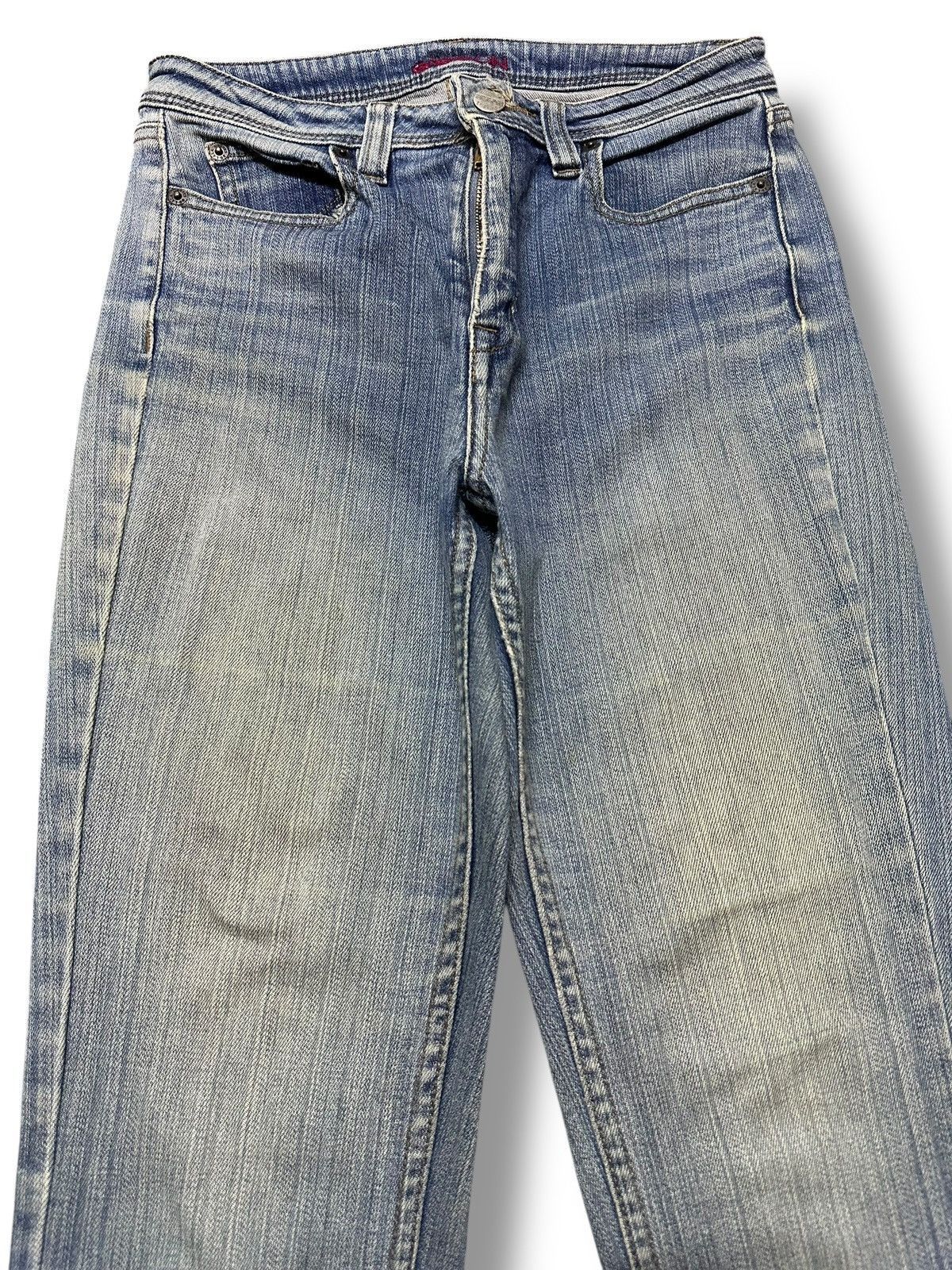 Japanese Brand Sasson Distressed Jeans With Bootcut and Flare Style Size US 27 - 3 Thumbnail