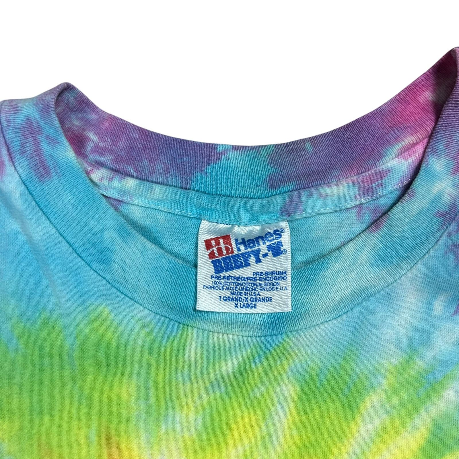 Band Tees × Grateful Dead × Hanes 90s Hanes Grateful Dead I Need A Miracle tie dye band tee Size US XL / EU 56 / 4 - 6 Thumbnail