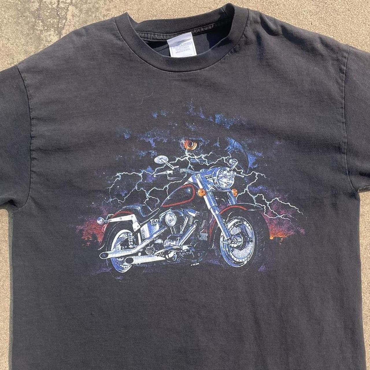 Other Vintage Wash Y2K Motorcycle Boxy Graphic Tee Size US L / EU 52-54 / 3 - 1 Thumbnail