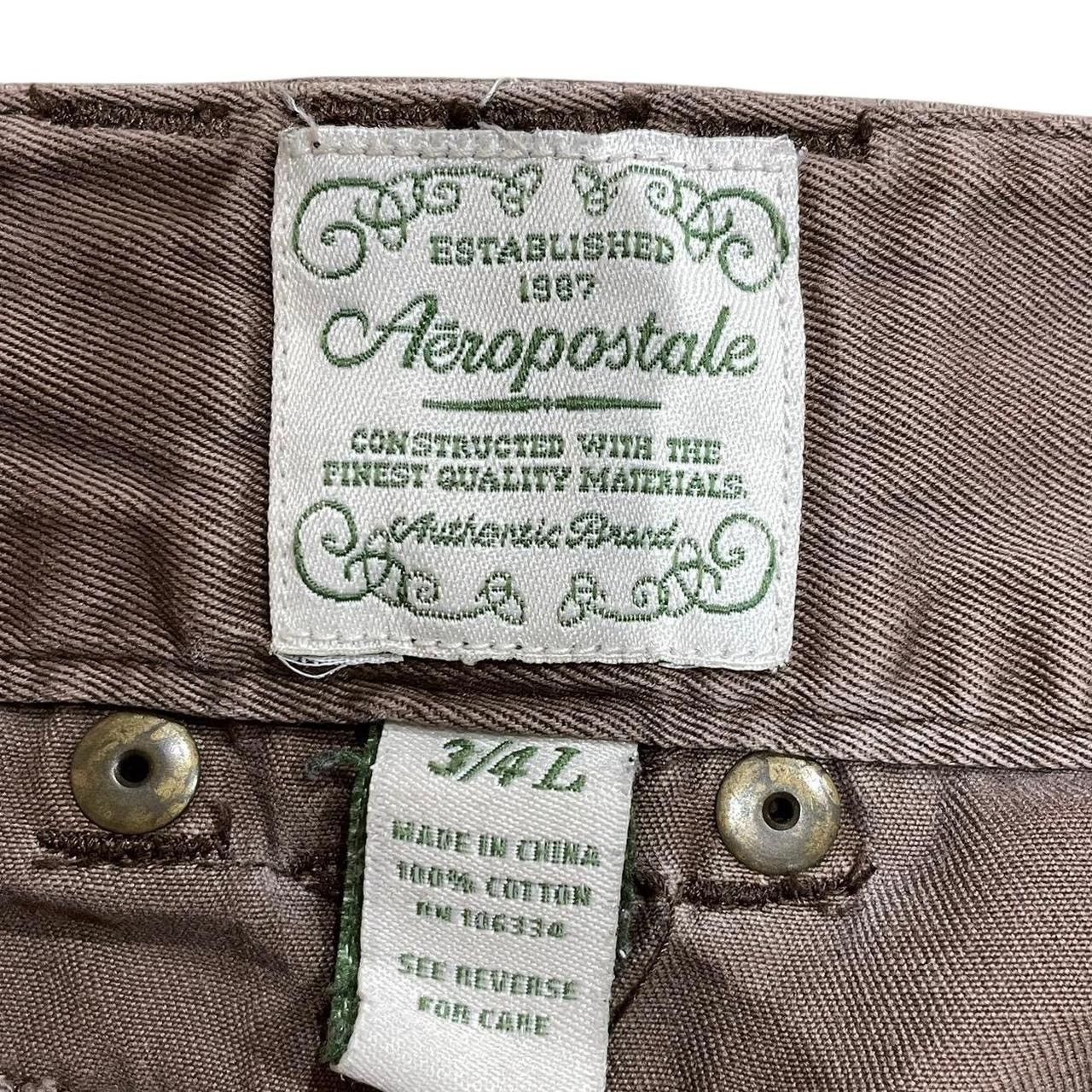 Aeropostale Aéropostale Brown Low Waisted Cargo Trousers Size 28" / US 6 / IT 42 - 6 Thumbnail