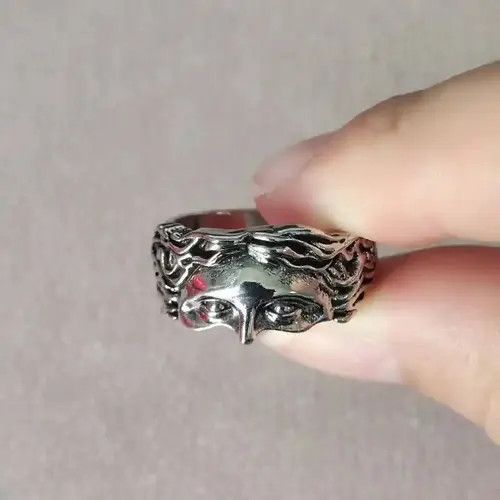 Jewelry "Masumi x Chika "Half Face Ring ( size 5 to 11 ) Size ONE SIZE - 3 Thumbnail