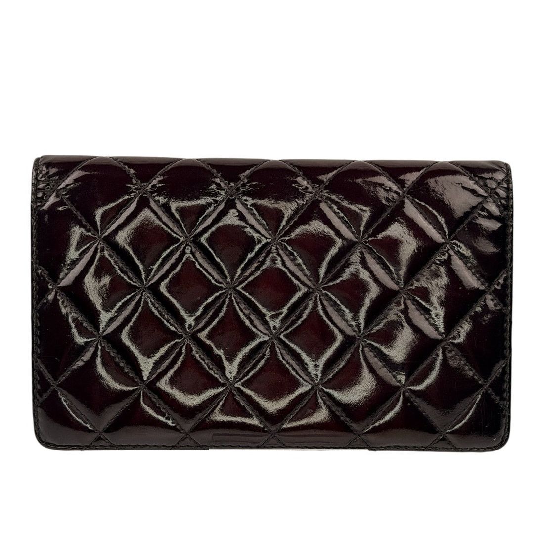 Chanel Chanel quilted patent leather long bifold wallet Size ONE SIZE - 5 Thumbnail