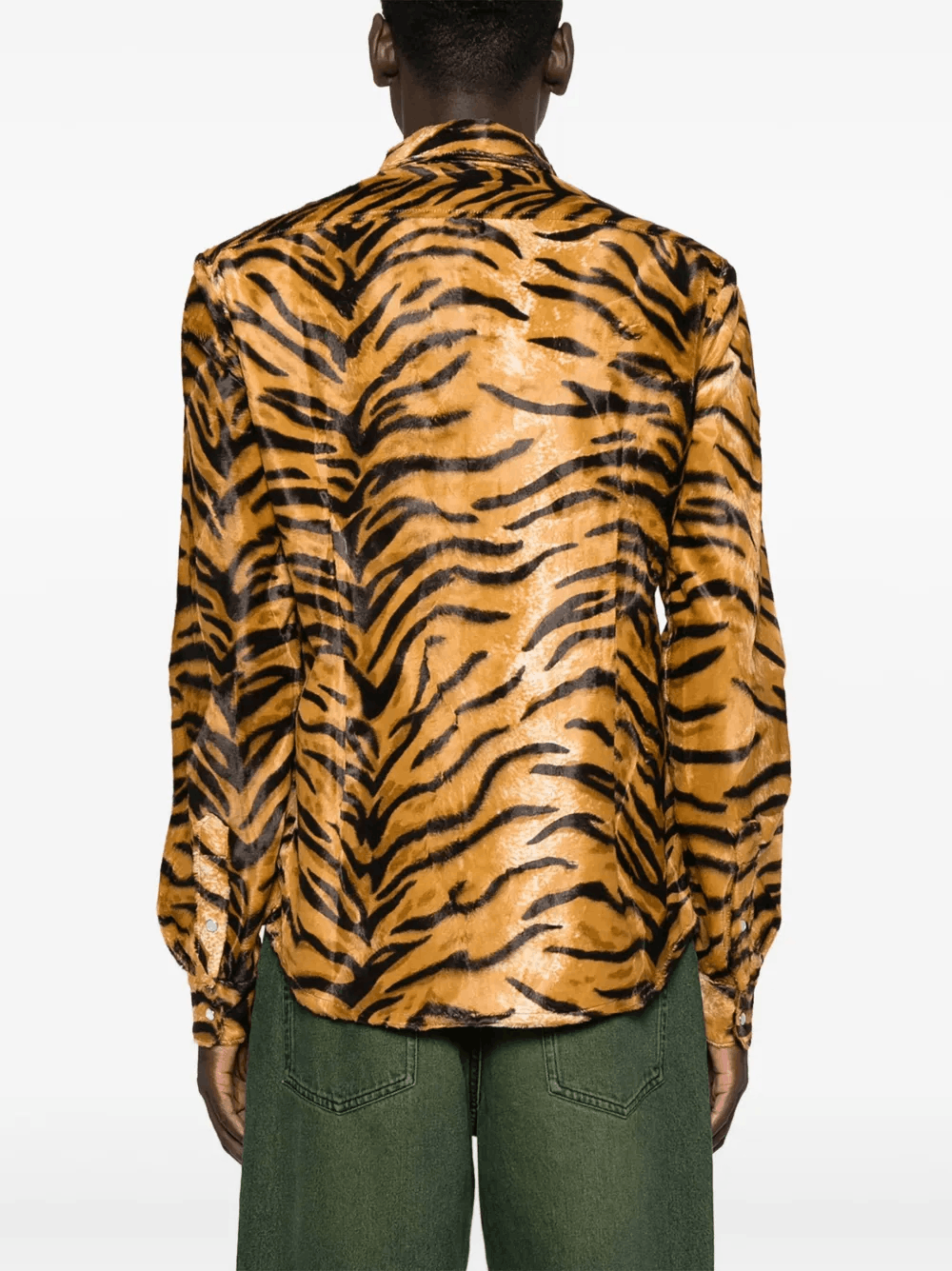Other Tiger-Print Felt Shirt | Brown Size US S / EU 44-46 / 1 - 4 Thumbnail
