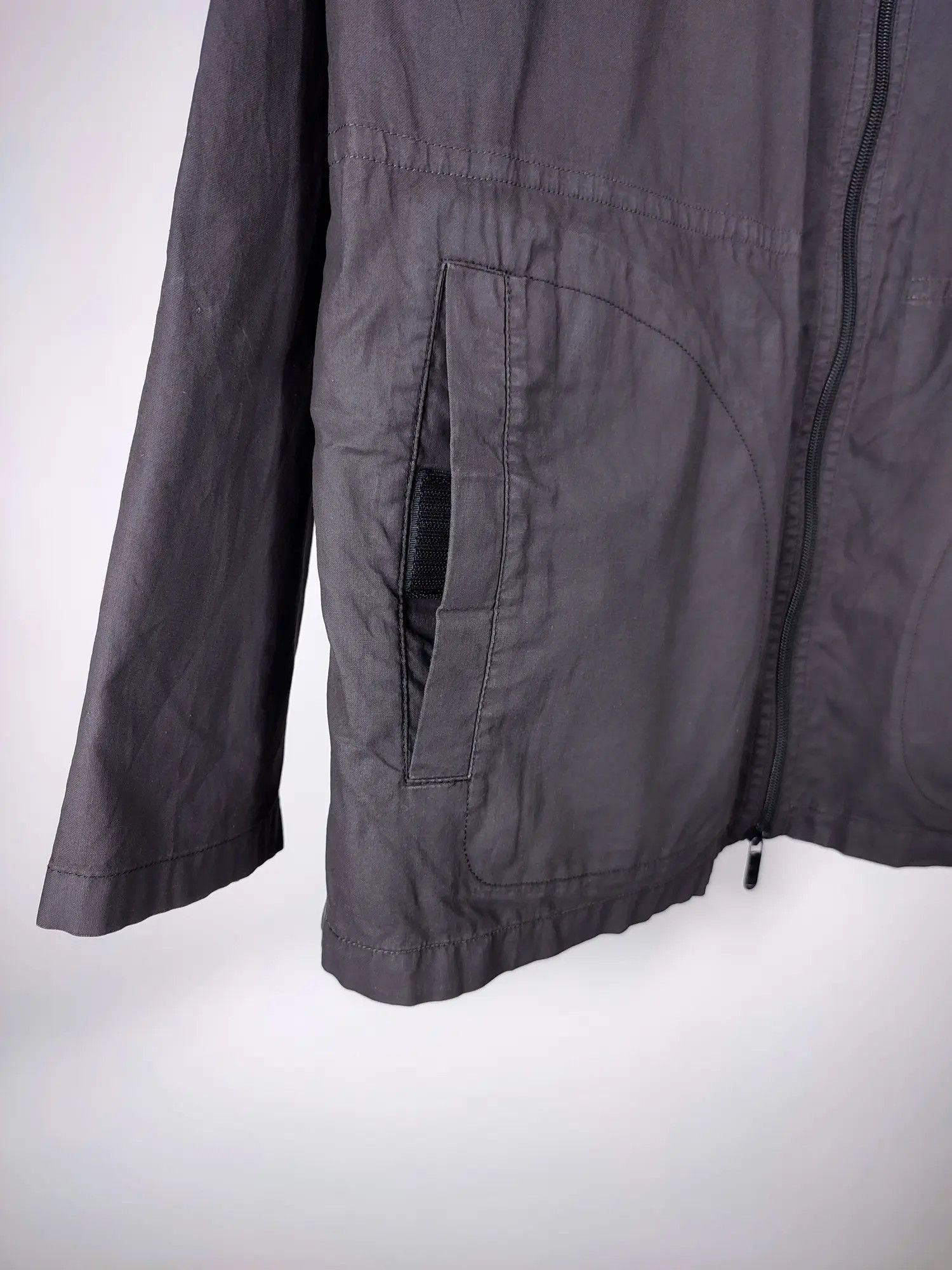 Emporio Armani 90's Emporio Armani Vintage Chore PU Worker jacket Size US XL / EU 56 / 4 - 5 Thumbnail