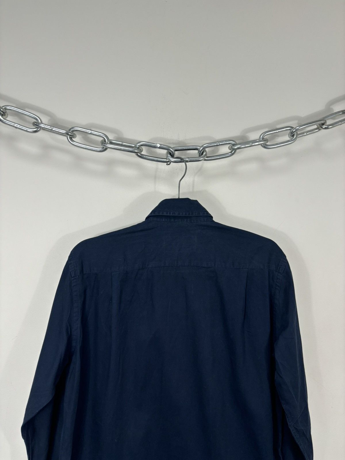 Avirex Vintage Avirex Men’s Navy Blue Military Long Sleeve Shirt Size US M / EU 48-50 / 2 - 15 Thumbnail