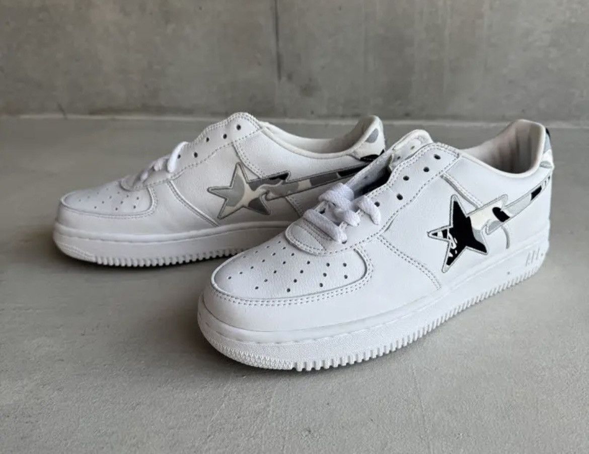 Bape VERY RARE OG 2002 A BATHING APE BLACK CAMO BAPESTA Size US 8.5 / EU 41-42 - 2 Thumbnail