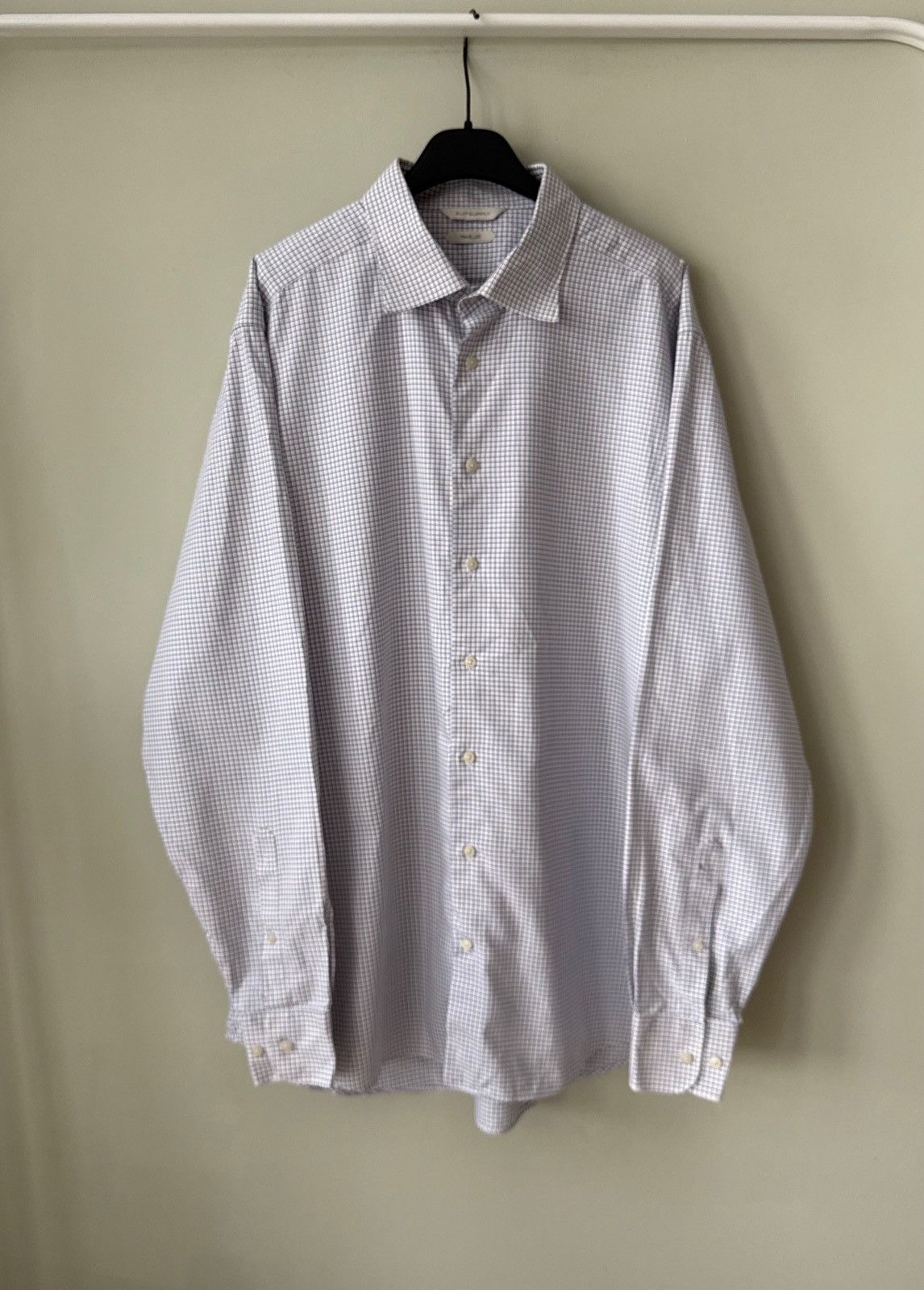 Suitsupply Suitsupply traveler checkered ls shirt button up slim fit Size US XXL / EU 58 / 5 - 1 Thumbnail
