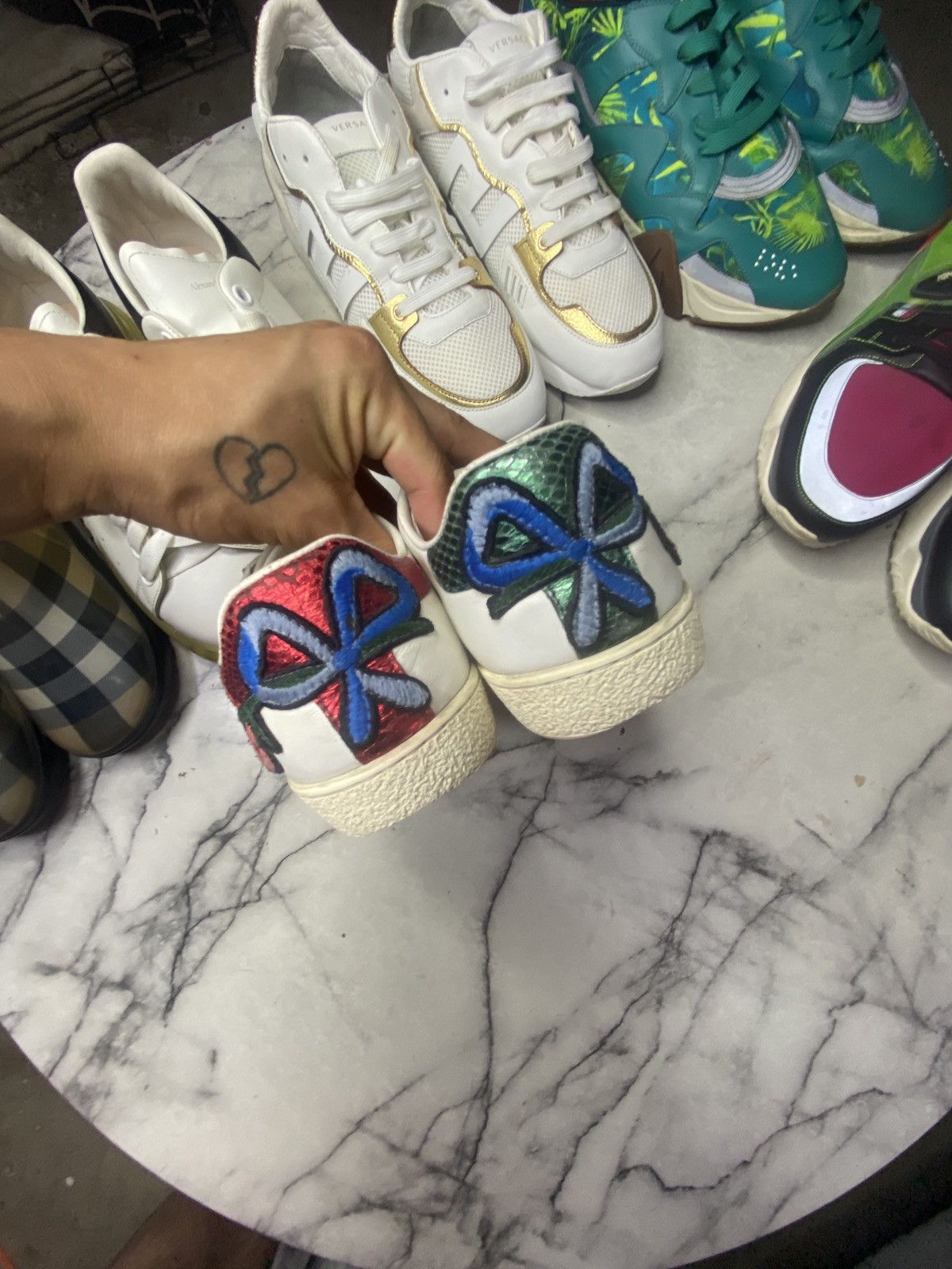 Gucci Gucci ace floral Size US 6 / IT 36 - 4 Thumbnail