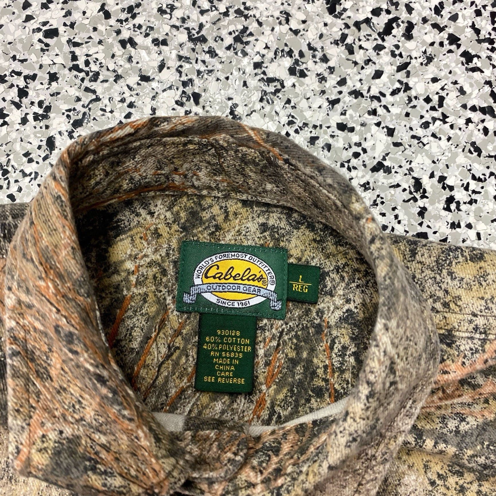 Vintage VINTAGE Cabela's Shirt Mens L Camouflage Button Up Hunting Y2K Size US L / EU 52-54 / 3 - 3 Thumbnail
