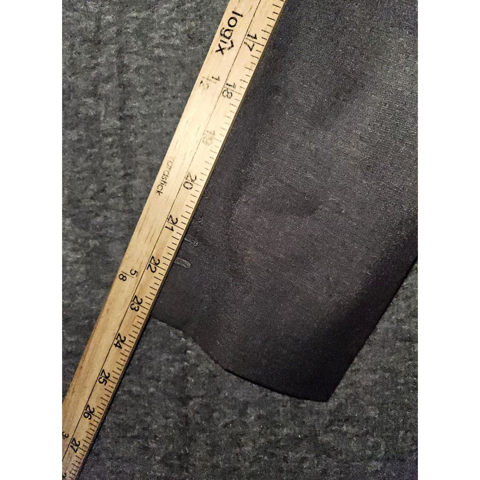 Cerruti 1881 Cerruti 1881 Lanificio Wool Blazer 2 Piece Men's 44 Charcoal Gray Vintage 90s Italian Wool Blazer Mens Size 44R - 7 Thumbnail