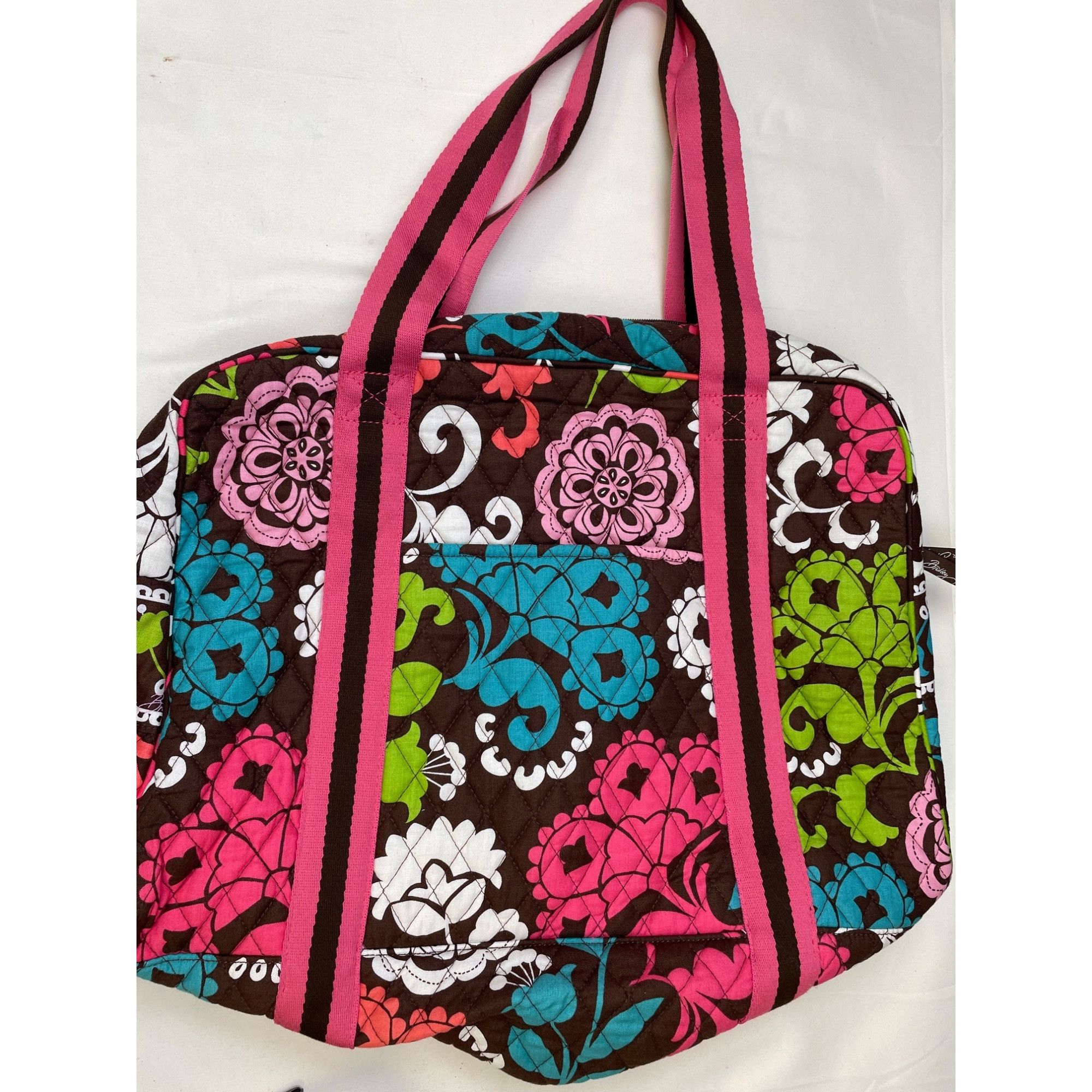 Vera Bradley Vera Bradley Lola Floral Retired Women's Tote Bag Pink Multi Size ONE SIZE - 7 Thumbnail