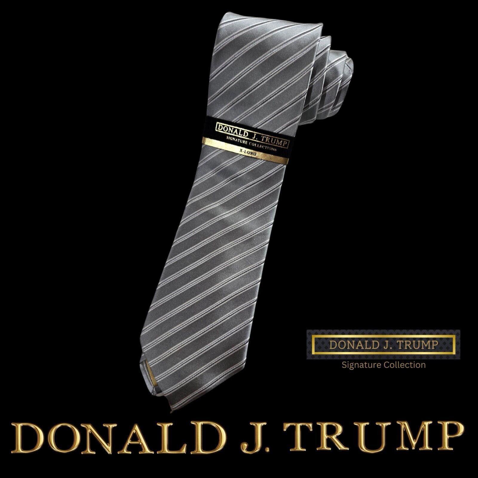 Designer Donald Trump Extra Long XL Neck Tie Signature Collection Size ONE SIZE - 1 Thumbnail