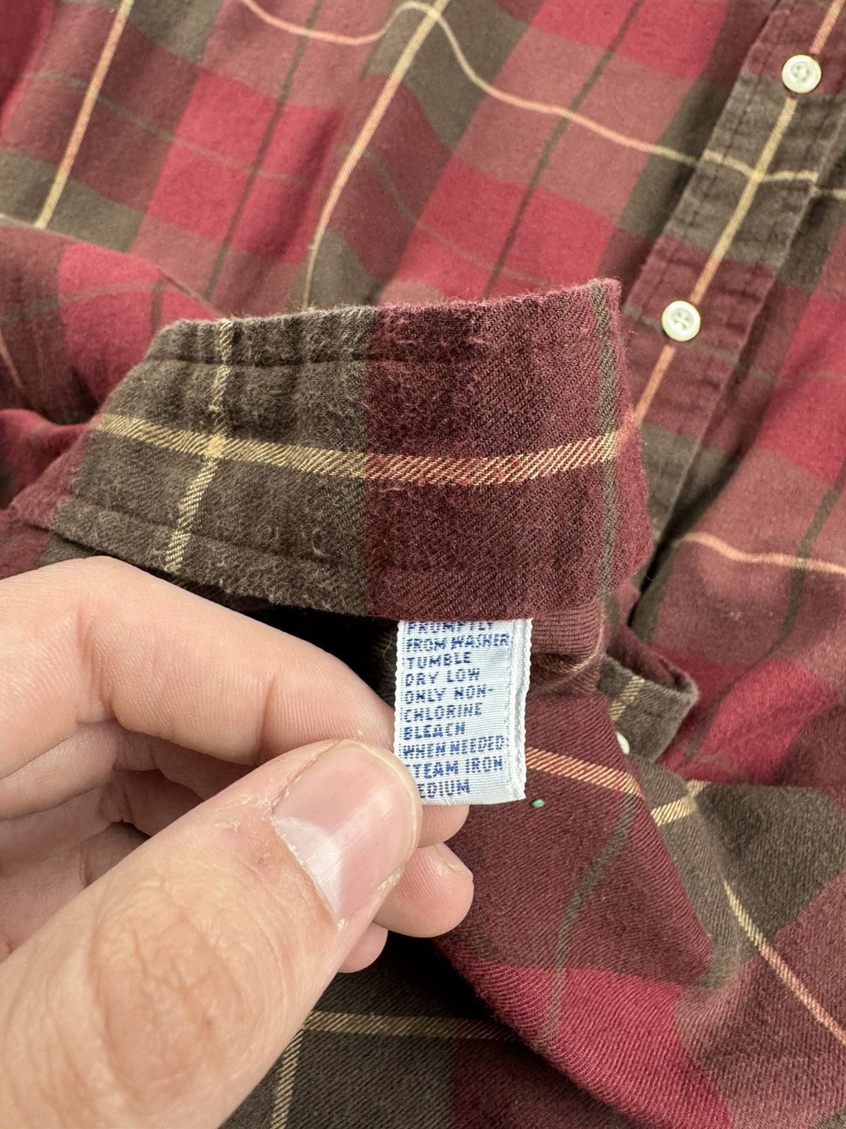 Polo Ralph Lauren Ralph Lauren Flannel Striped Pocket Longsleeve Button Shirt Size US XL / EU 56 / 4 - 12 Thumbnail