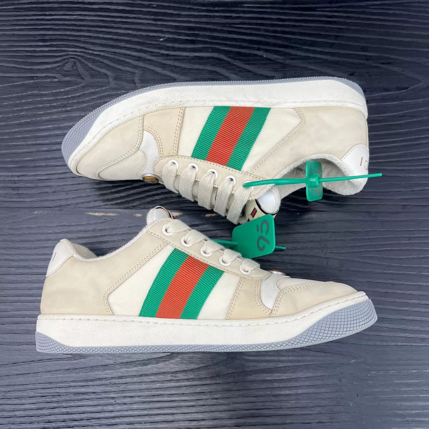 Gucci Gucci Traffic Light Distressed Sneaker 36 Size US 5.5 / IT 35.5 - 3 Thumbnail