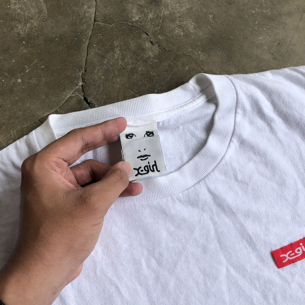 Hysteric Glamour 2000s X-girl Woman Face Logo HG Style T-shirt White Size US M / EU 48-50 / 2 - 6 Thumbnail