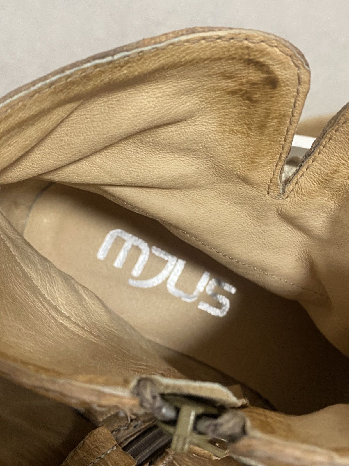 Other Vintage MJUS Avantgarde Y2K Grange A.S.98 Style Boots ASH Size US 8 / EU 41 - 7 Thumbnail