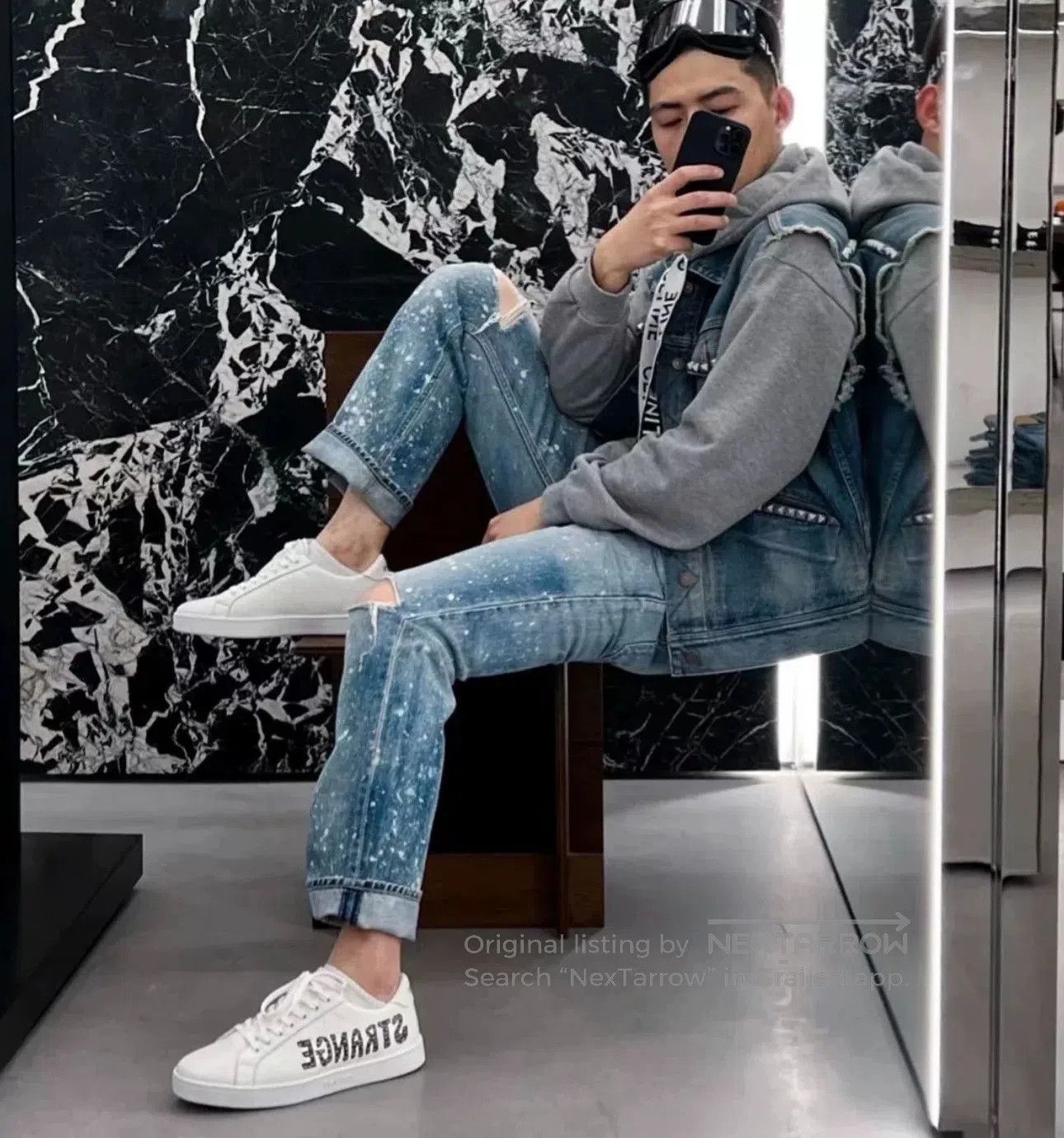 Celine celine classic white sneakers with logo. Size US 8 / EU 41 - 2 Thumbnail