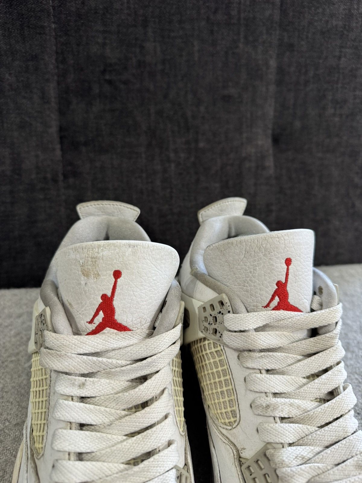 Jordan Brand Nike Air Jordan 4 IV Retro White Oreo Sneakers size 41,5 Size US 8.5 / EU 41-42 - 7 Thumbnail