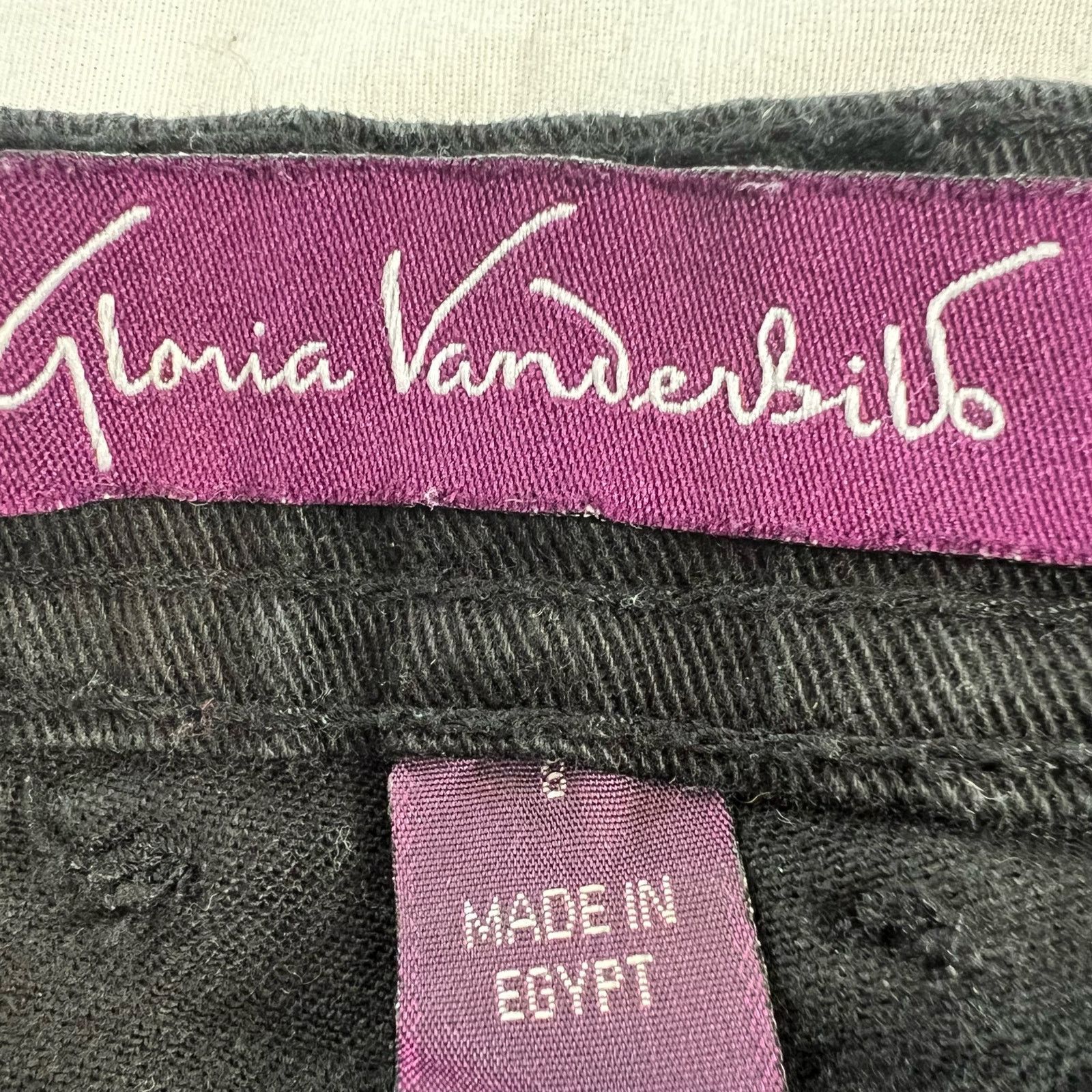 Gloria Vanderbilt Gloria Vanderbilt Women's Size 8 Black Jeans Size 30" / US 8 / IT 44 - 8 Thumbnail
