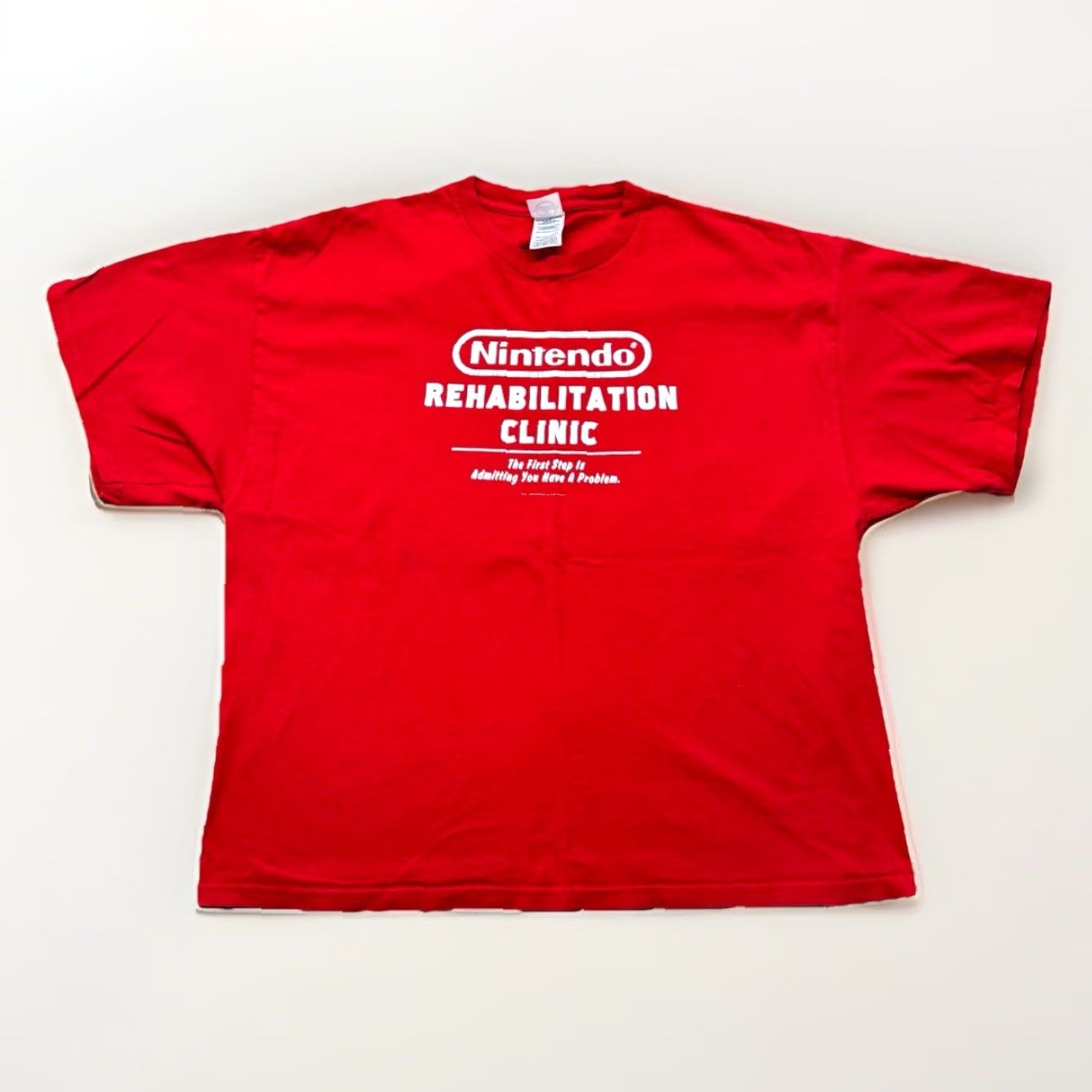 Nintendo Nintendo Rehab Clinic T Shirt Mens XXL Red Graphic Tee Vintage 2XL Retro Geek Size US XXL / EU 58 / 5 - 2 Thumbnail