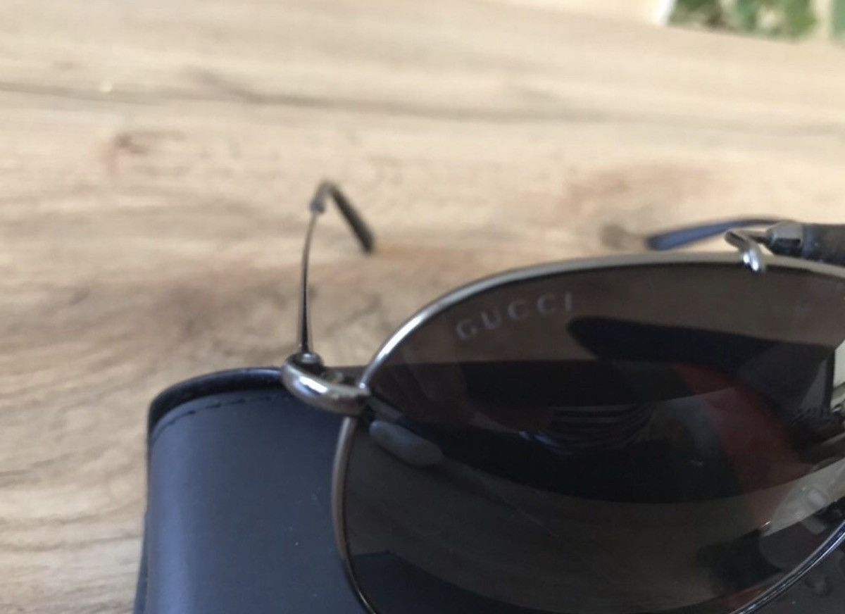 Gucci GUCCI Bamboo Aviator Sunglasses GG2235 tom ford runway Demna Size ONE SIZE - 6 Thumbnail
