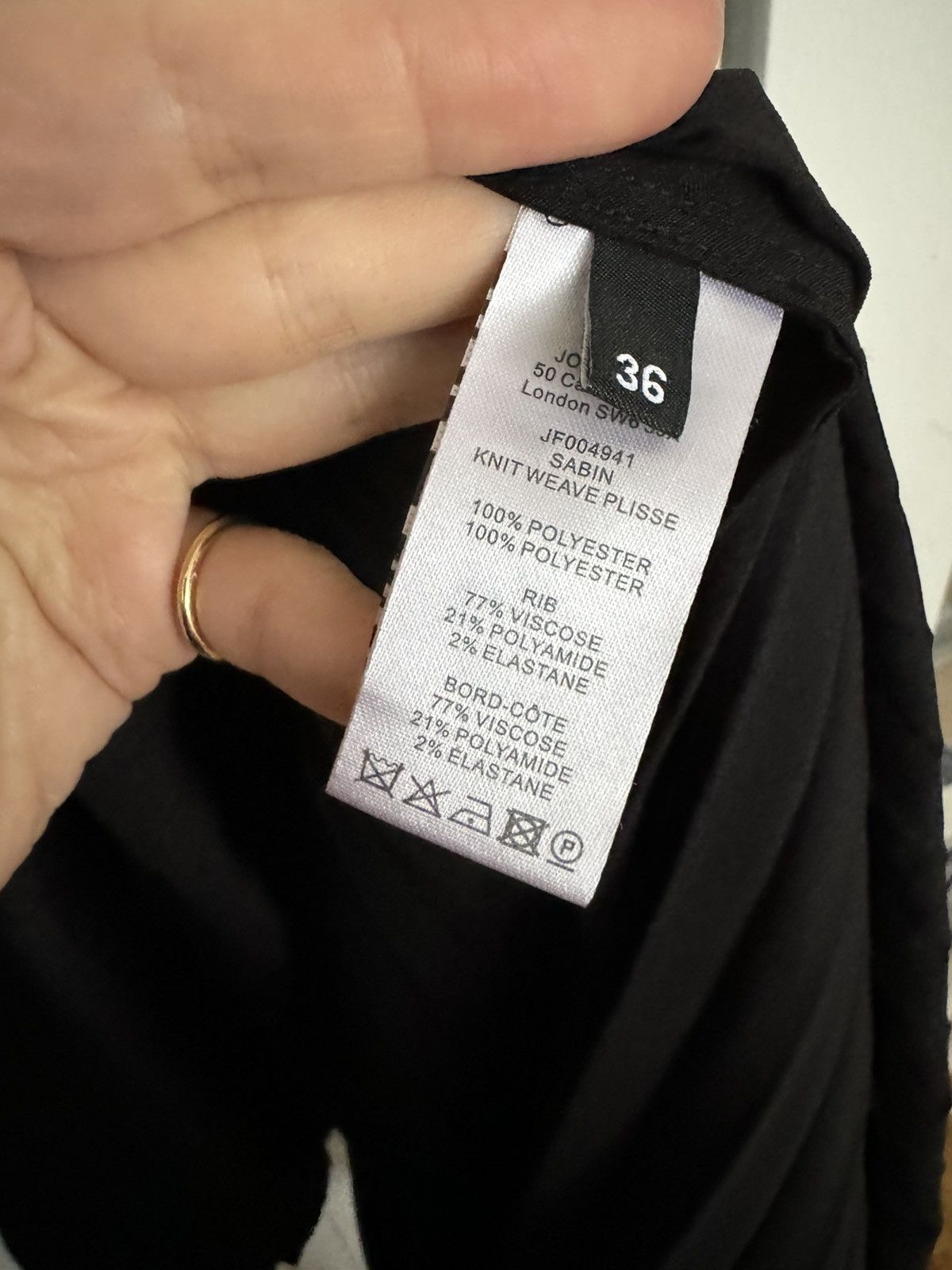 Joseph Joseph Pleated Rib Swinton Skirt Size 26" / US 2 / IT 38 - 8 Thumbnail