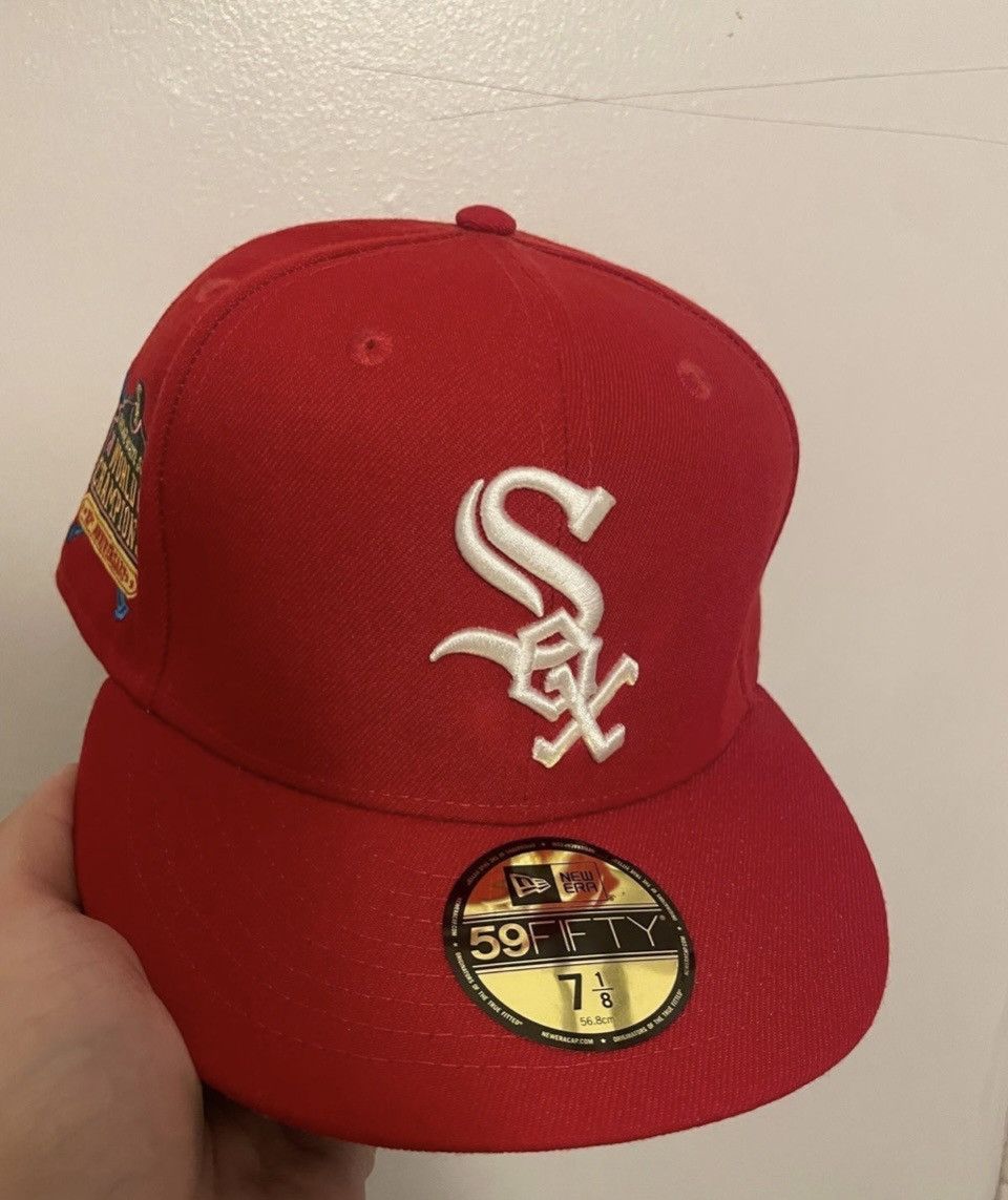 image of Myfitteds Chicago White Sox Boxcar Children Book Inspiratio in Red, Men's
