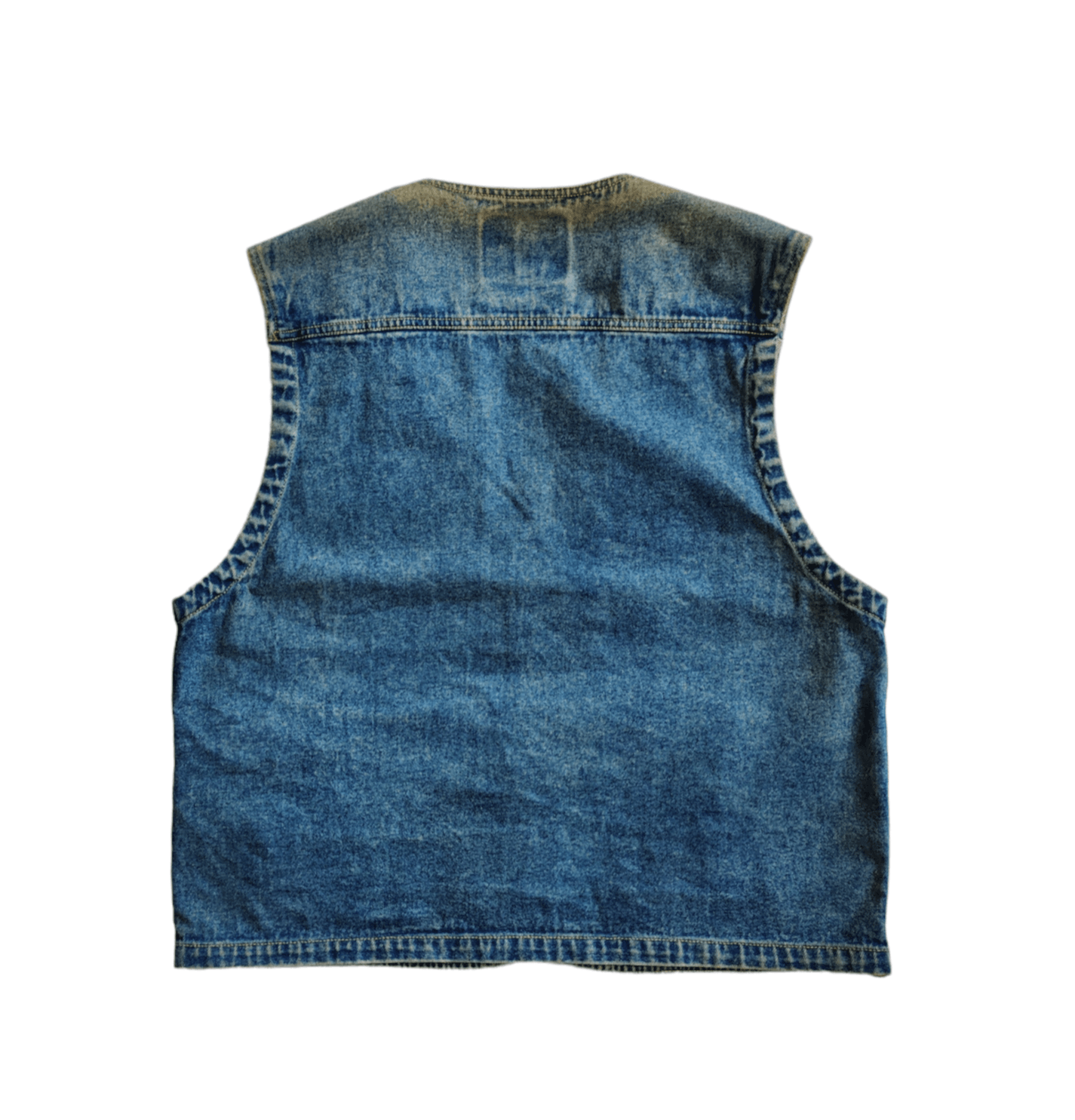 Vintage 90s Manx Sleeveless Denim Jacket size L Size US L / EU 52-54 / 3 - 2 Thumbnail