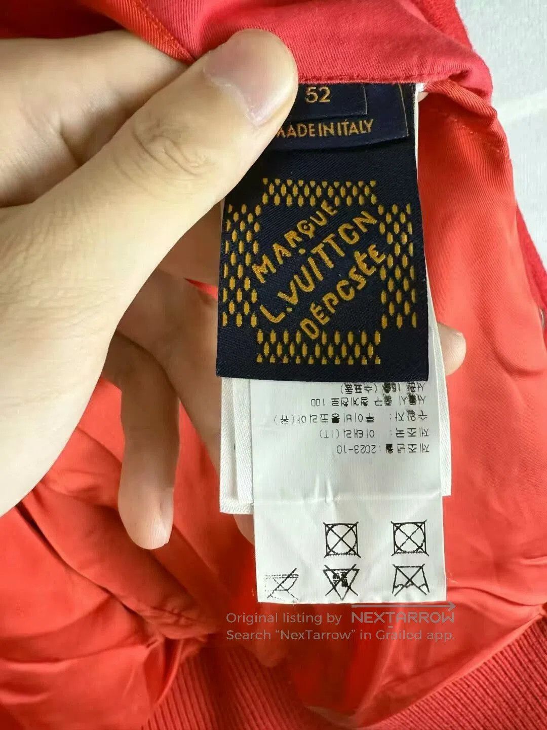Louis Vuitton Louis Vuitton Red White Baseball Jacket. Size US XL / EU 56 / 4 - 4 Thumbnail