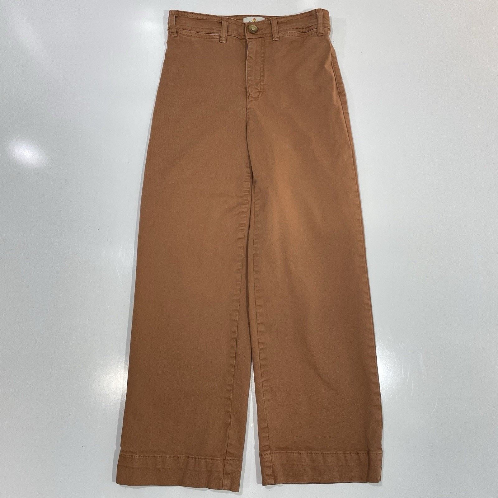 Marine Layer Marine Layer Pants Women's Size 4 (25”) Brown Bridget Wide Size 27" / US 4 / IT 40 - 1 Thumbnail
