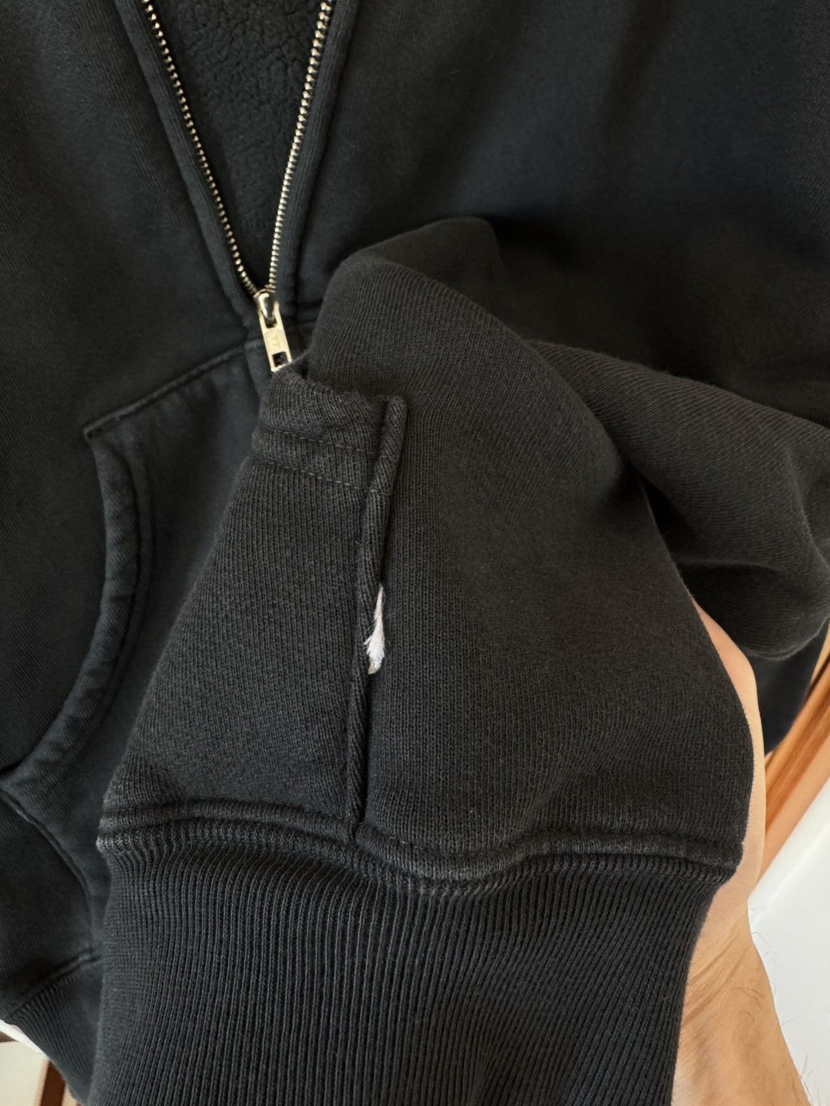 Akimbo Club AKIMBO ZIP-UP HOODIE - FADED BLACK Size US M / EU 48-50 / 2 - 5 Thumbnail