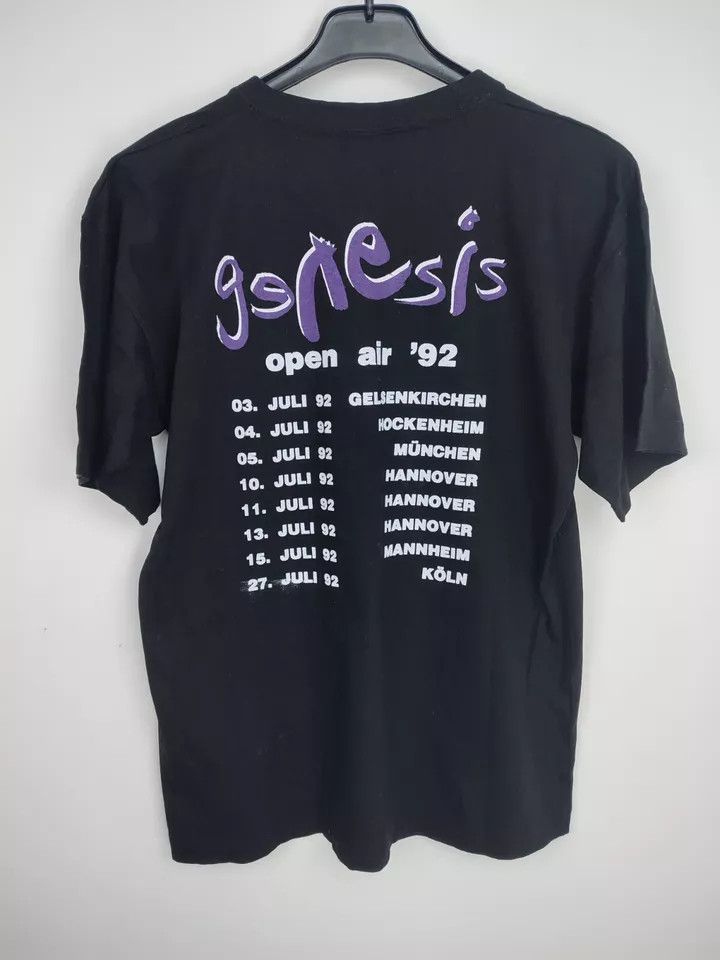 Vintage Vintage 1992 Genesis Open Air European Tour t shirt Size L Size US L / EU 52-54 / 3 - 4 Thumbnail