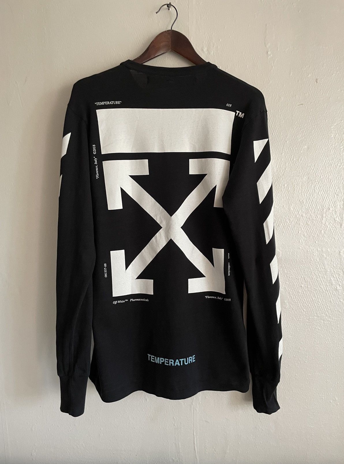 Off-White × Virgil Abloh Off-White Virgil Abloh Mona Lisa Tee Arrow Logo SS18 T-shirt Size US S / EU 44-46 / 1 - 2 Thumbnail
