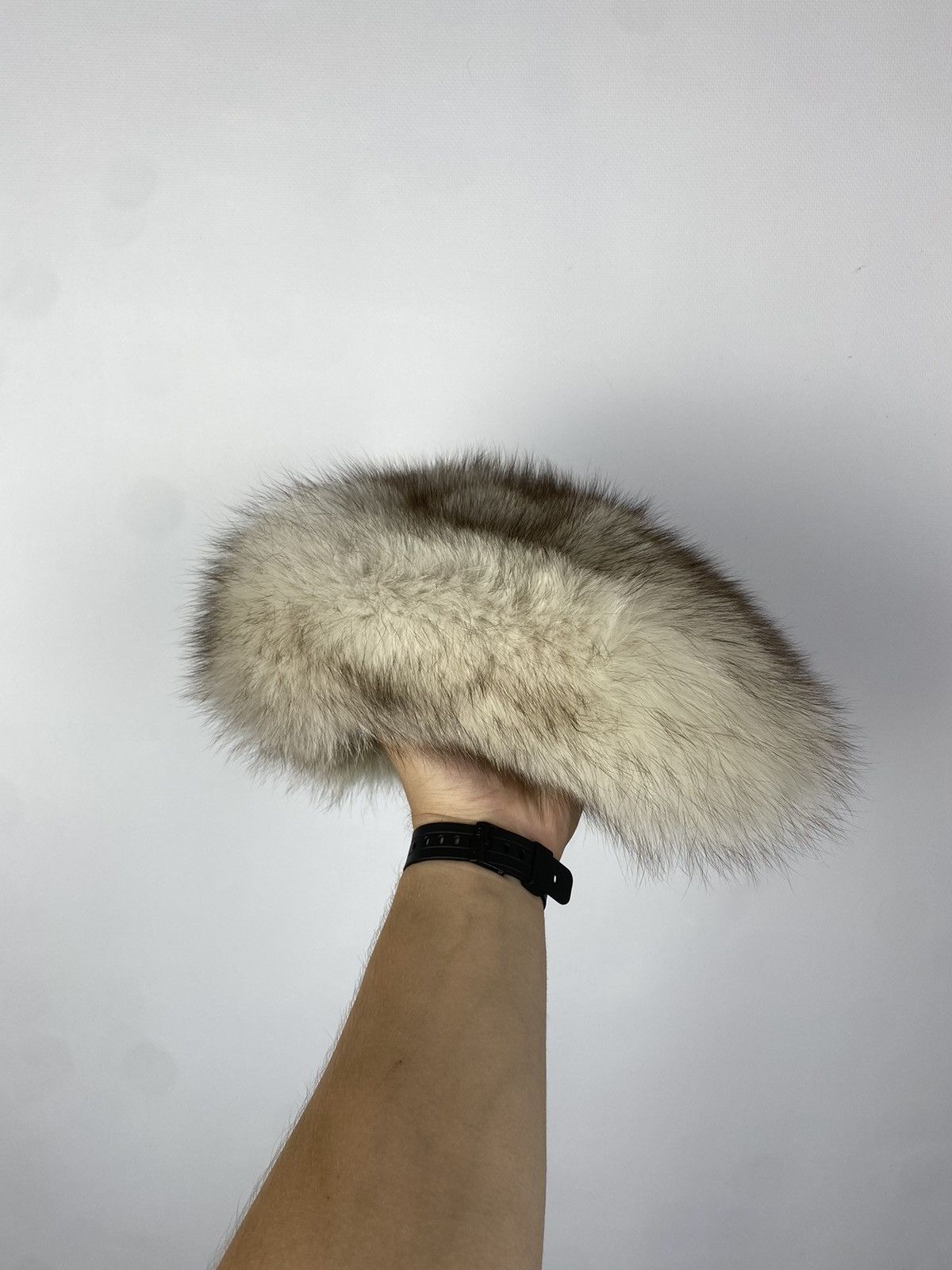 Japanese Brand Vintage Mohair Fuzzy Ushanka Y2K Opium Hype Rare Size ONE SIZE - 2 Thumbnail