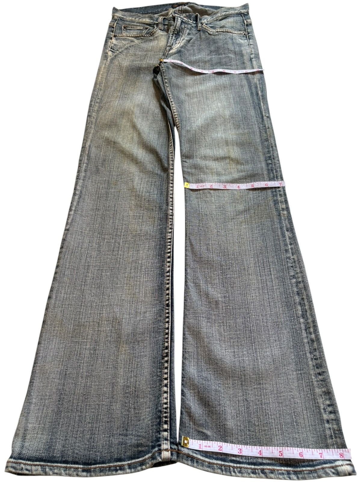 Japanese Brand Vintage Japanese Brand Mud Wash Flare Jeans Size US 34 / EU 50 - 14 Thumbnail